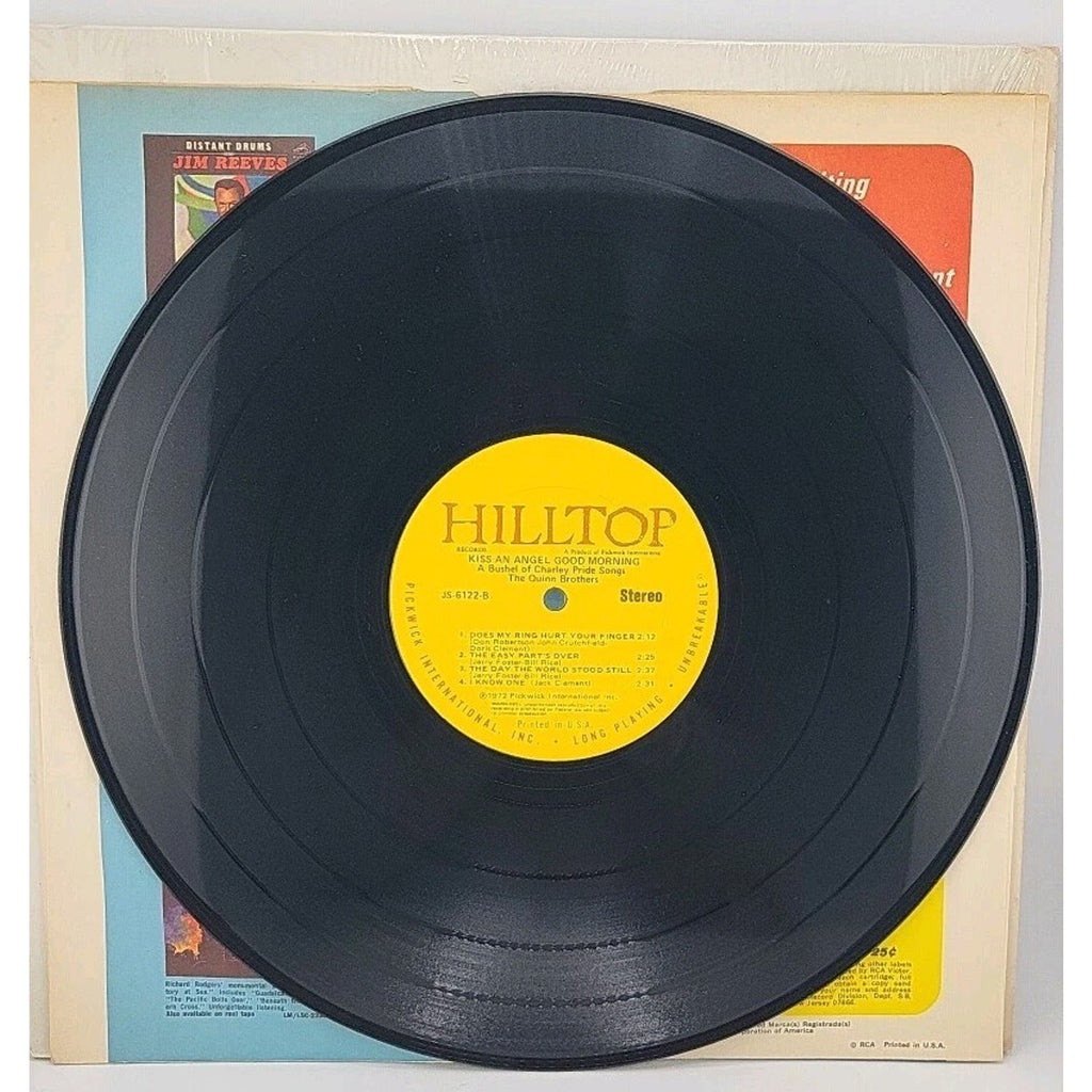 Quinn Brothers A Bushel of Charlie Pride Hits Country Vinyl LP Album Record