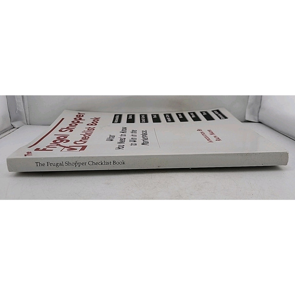 The Frugal Shopper Checklist Book: What You Need to Know to Win in the...