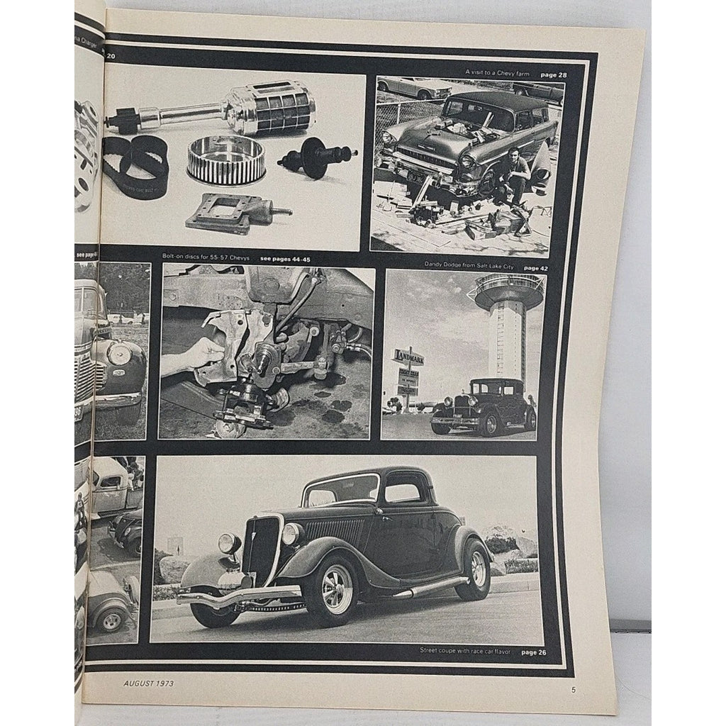 Street Rodder Magazine August 1973 Volume 2 No. 8