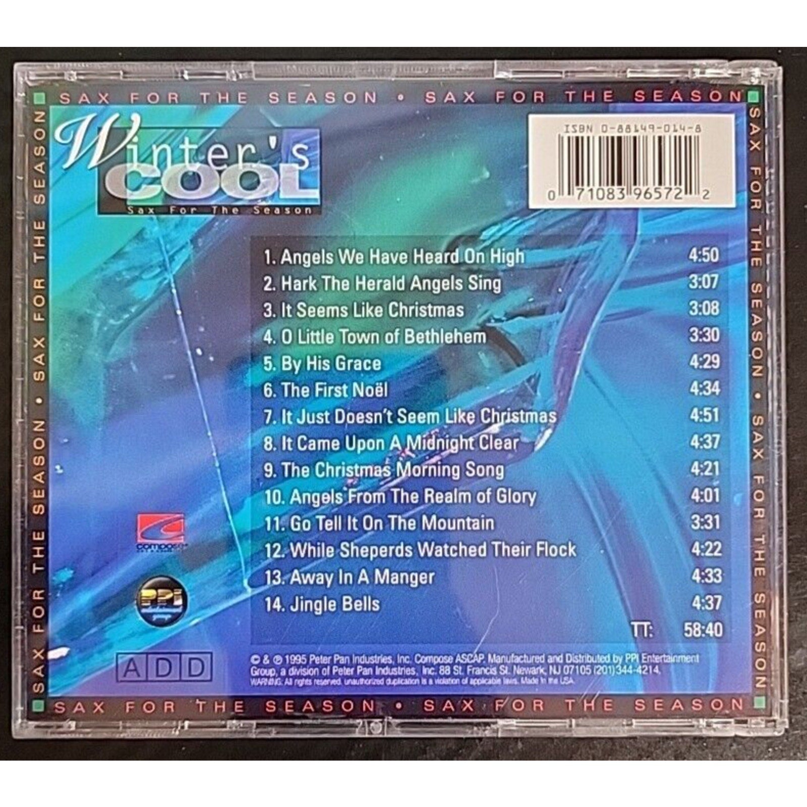 Sensuous Sax: Winter's Cool by Sensuous Sax (CD, Oct-1996, Compose Records)