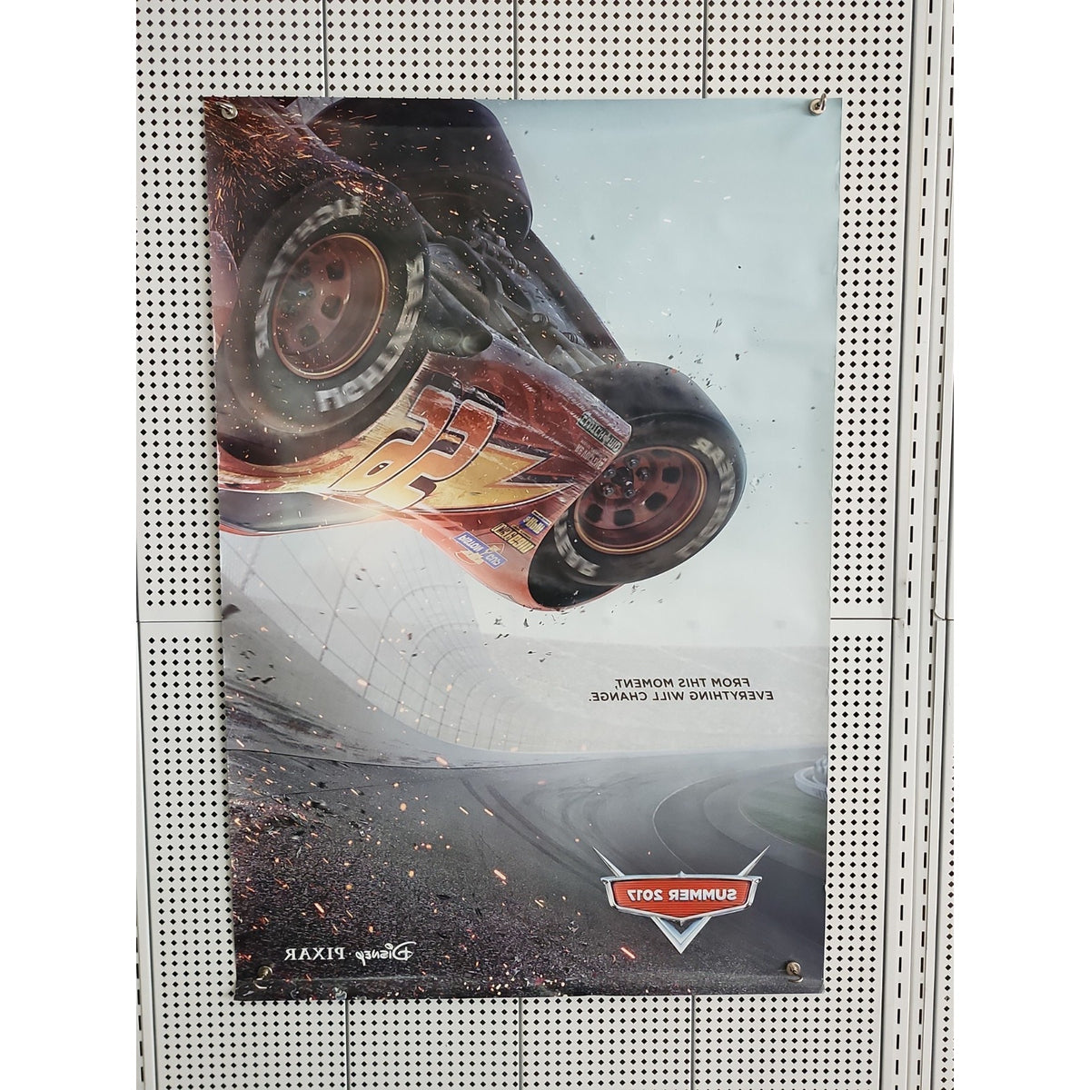 Cars 3 Original 27x40 D/S Movie Poster, Double Sided.