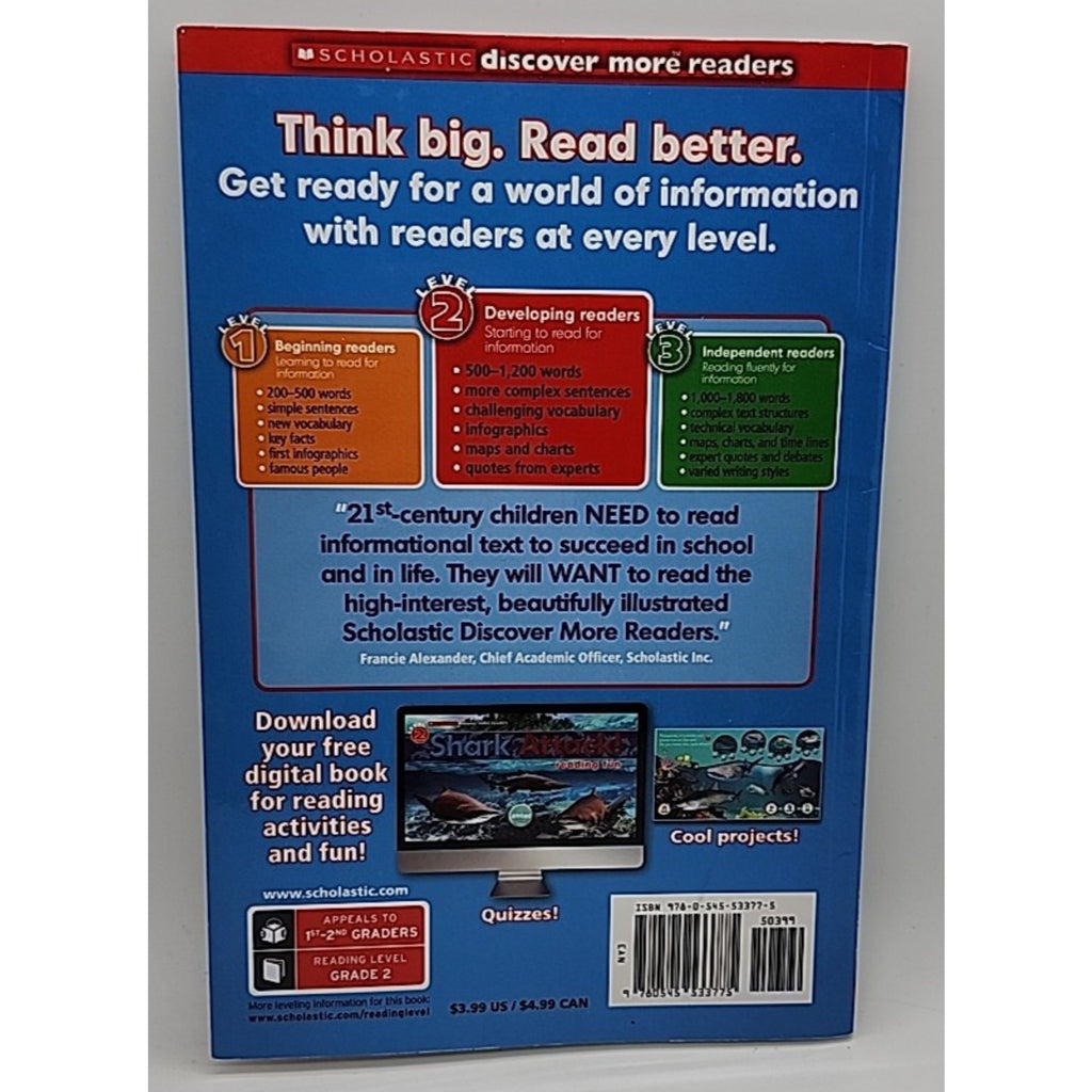 Scholastic Discover More Reader Level 2: Shark Attack! by Gail Tuchman (2013