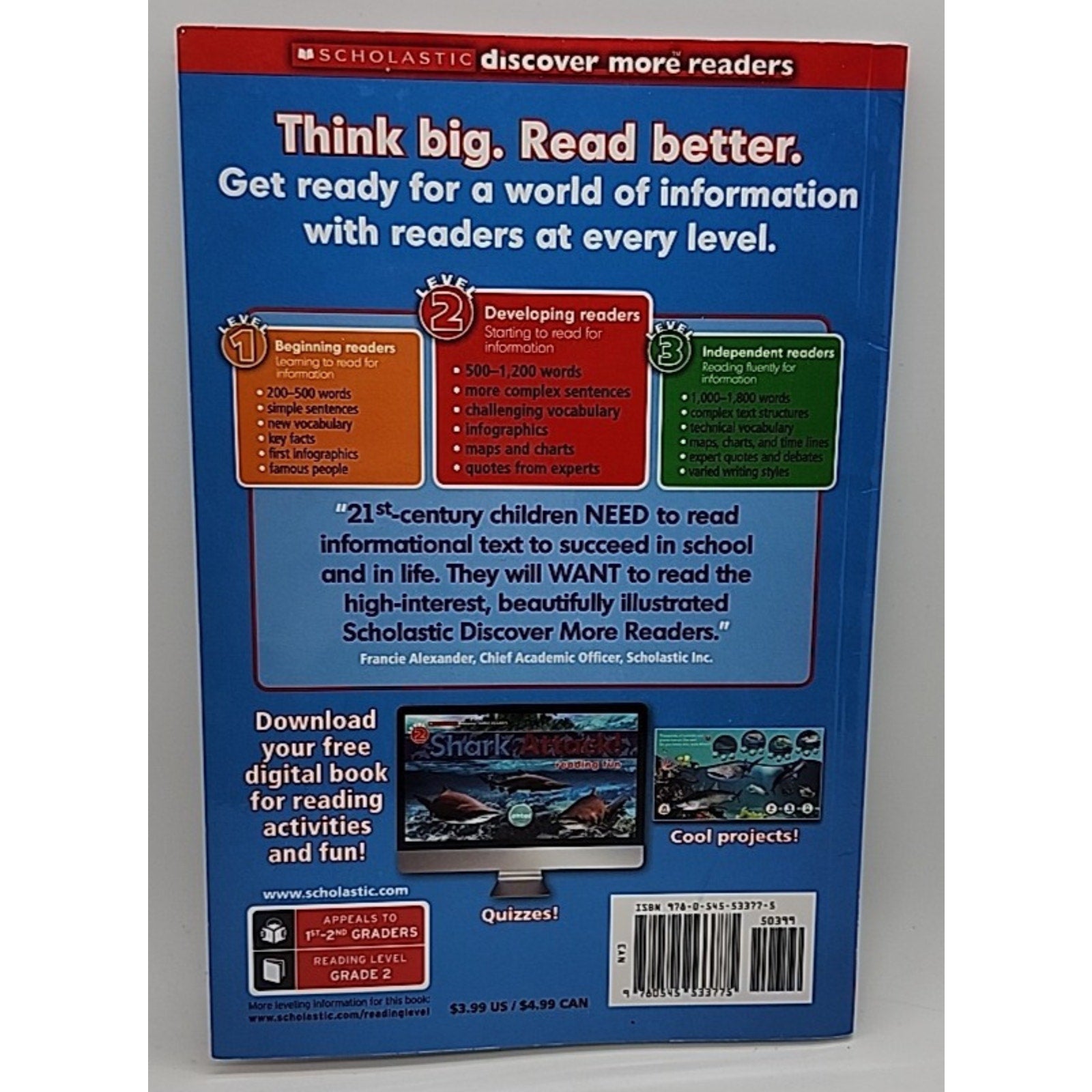 Scholastic Discover More Reader Level 2: Shark Attack! by Gail Tuchman (2013