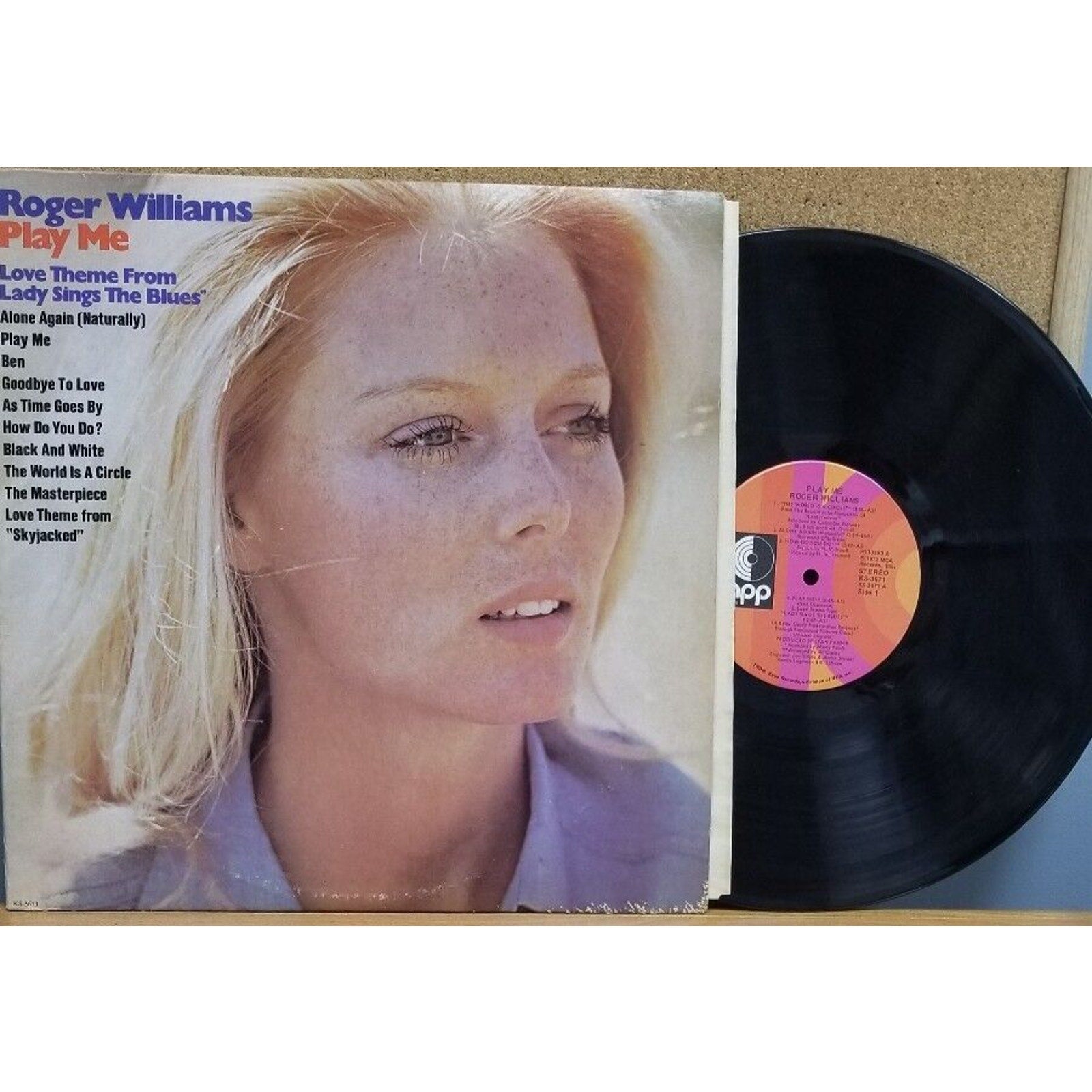 ROGER WILLIAMS~Play Me~ Vinyl LP Record KS-3671