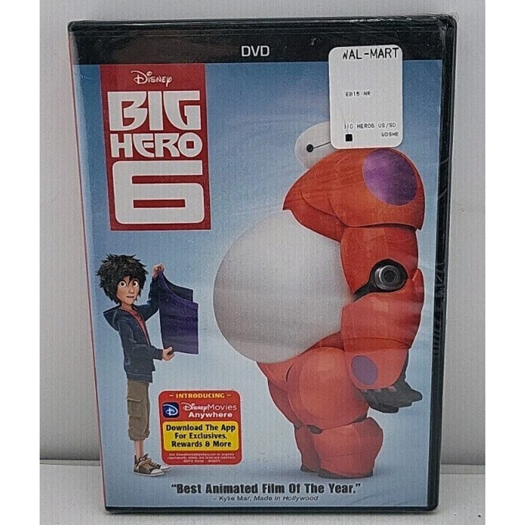 Big Hero 6 (DVD, 2014) *Brand New*
