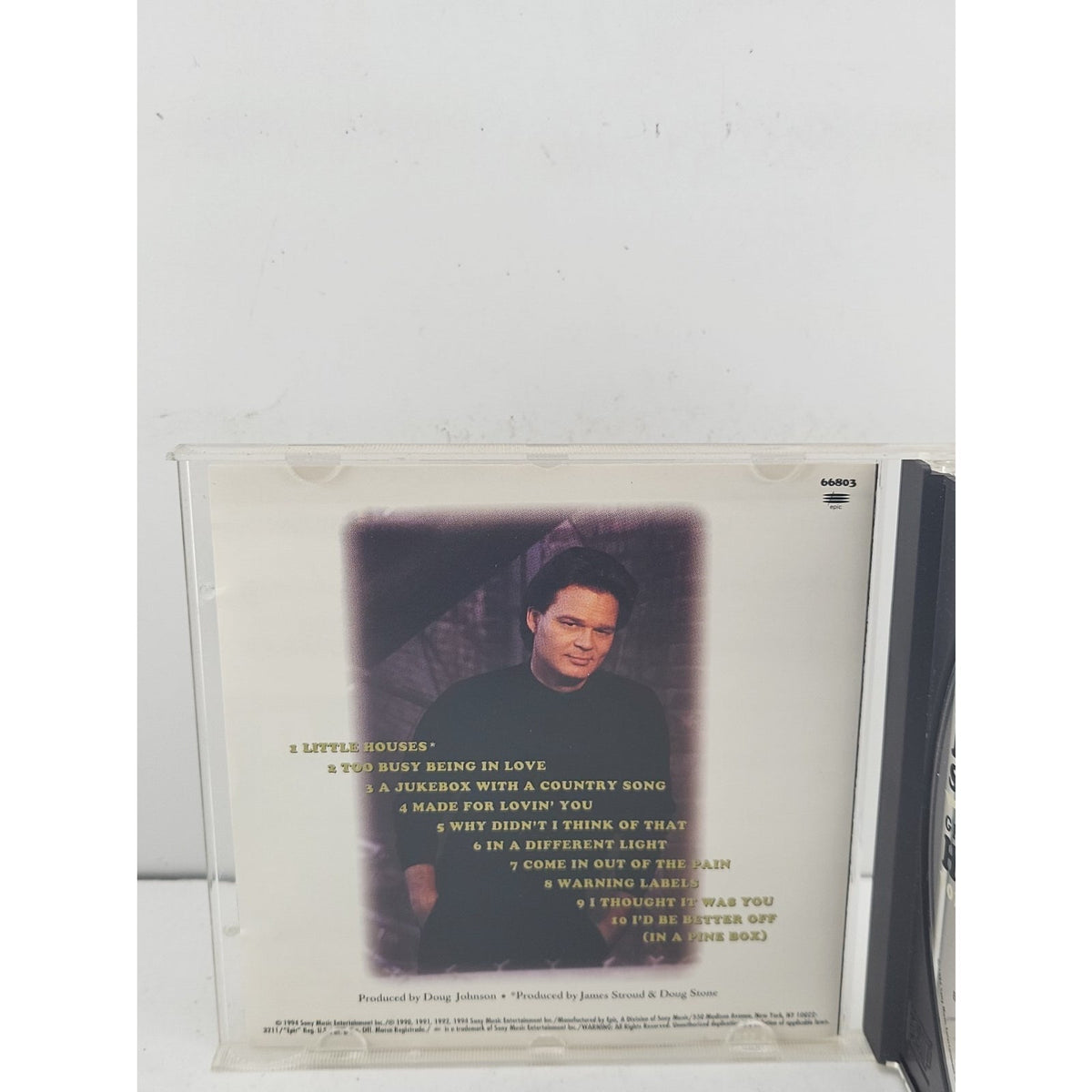 Greatest Hits, Vol. 1 by Doug Stone (CD, Nov-1994, Epic)