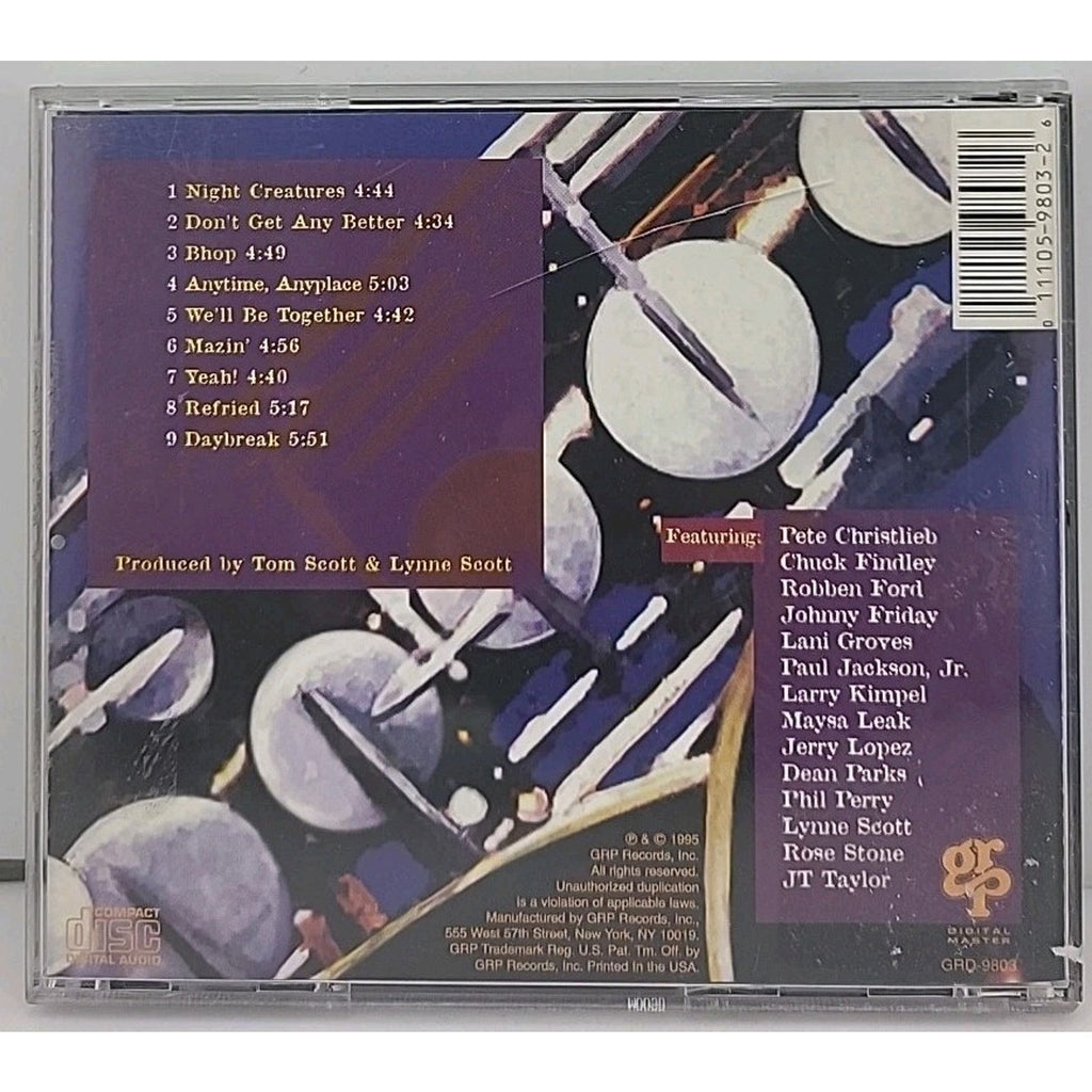 Night Creatures by Scott, Tom (CD, 1995)