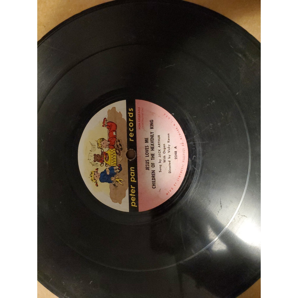 Peter Pan Records JESUS LOVES ME/CHILDREN OF THE HEAVENLY KING 7" (Record)
