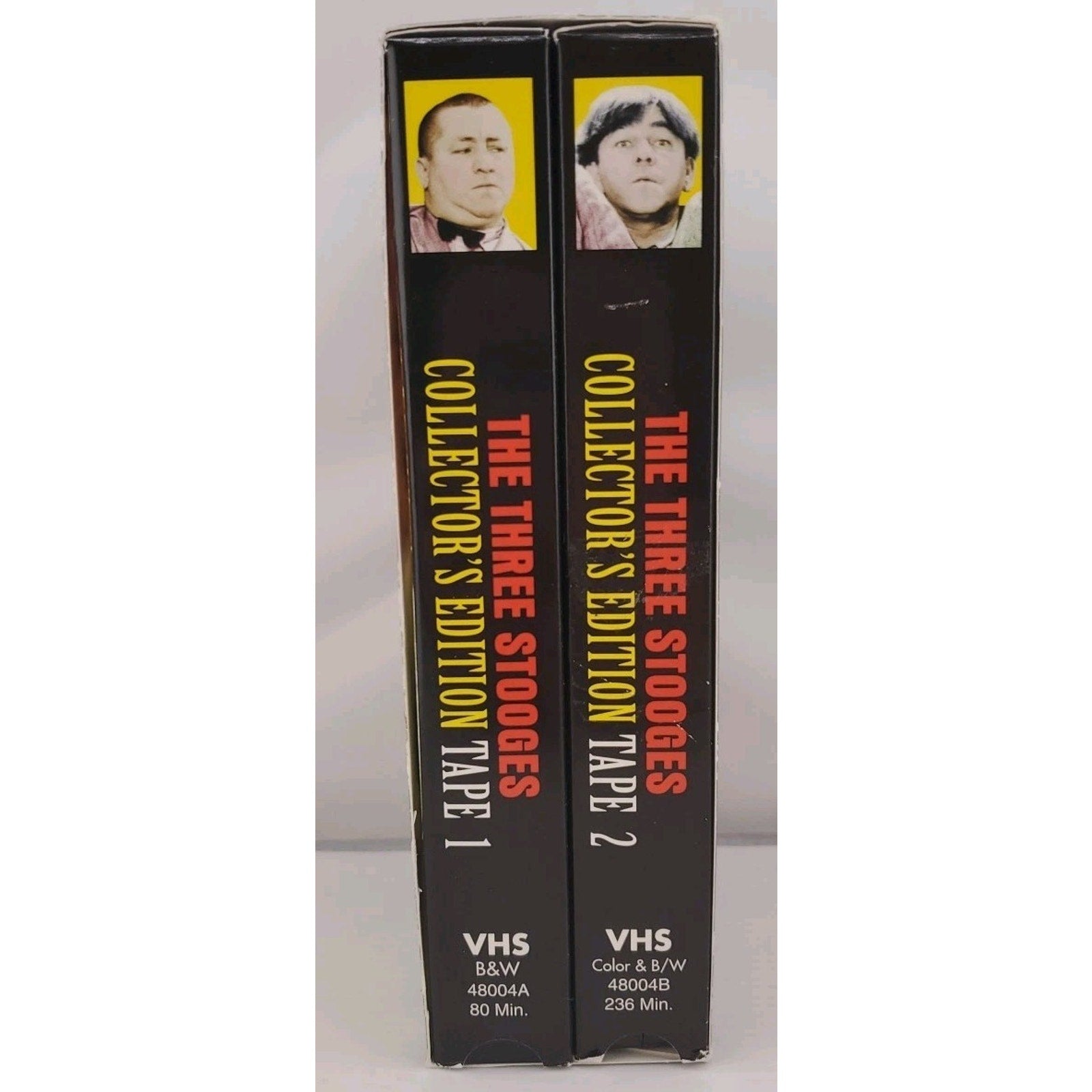 The Three Stooges Collectors Edition Two Pack VHS Set