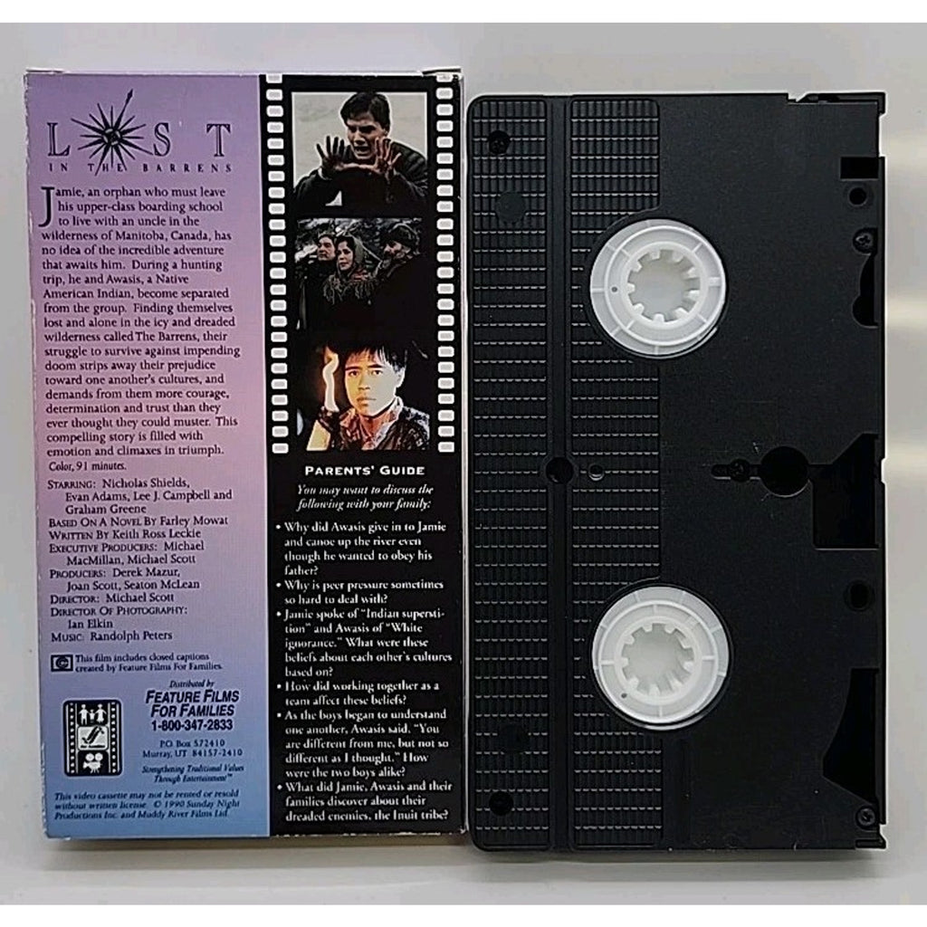 Lost in the Barrens (VHS, 1990)