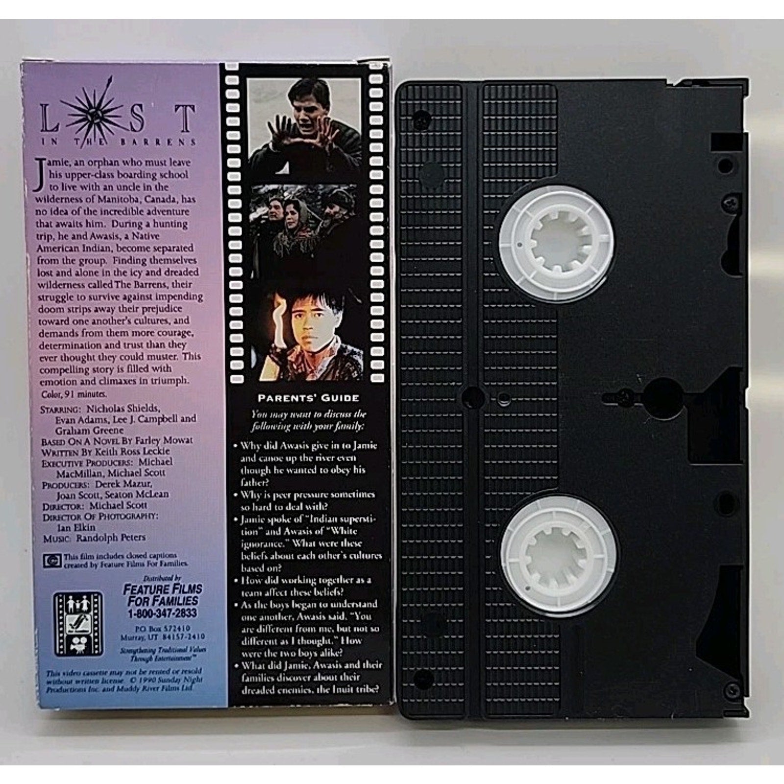 Lost in the Barrens (VHS, 1990)