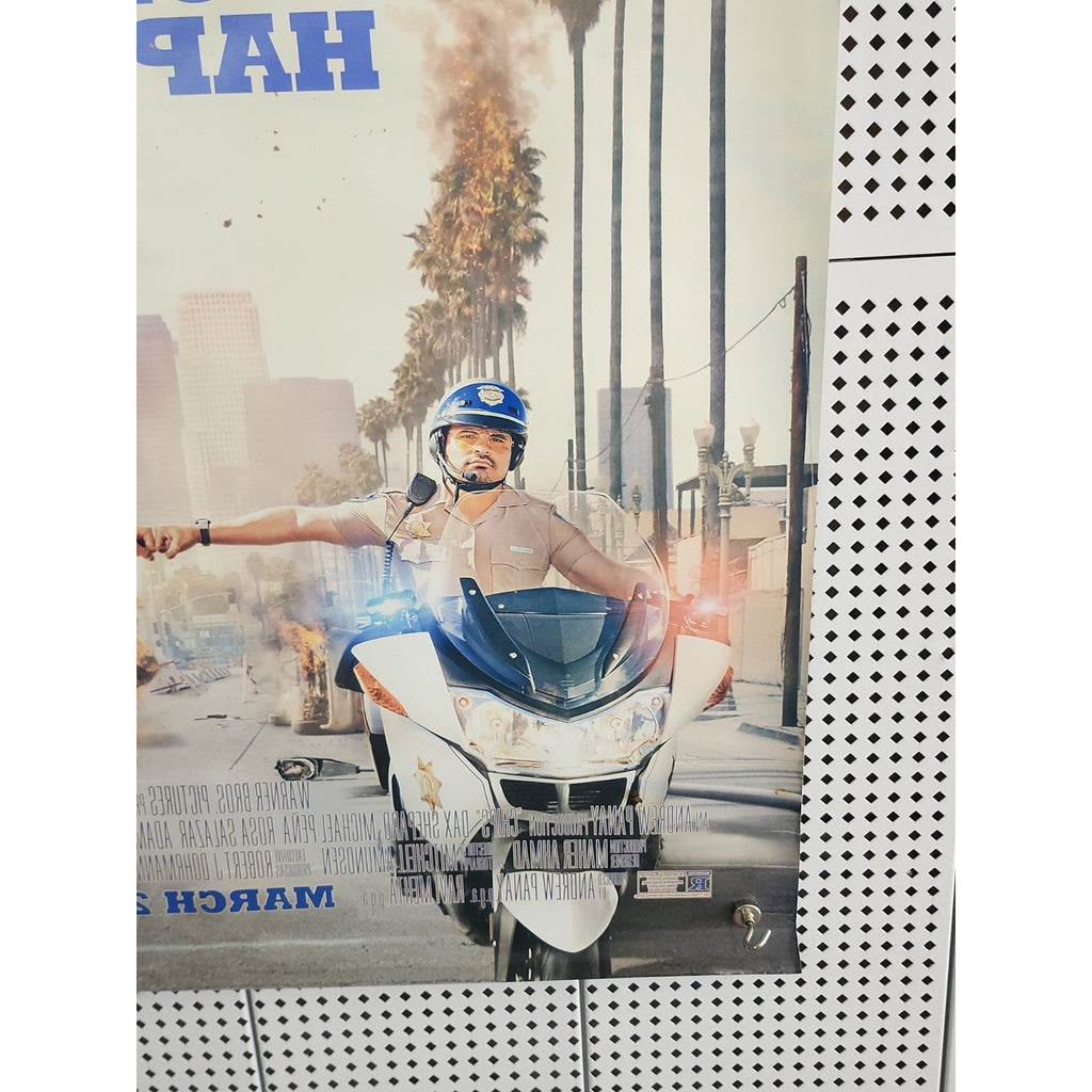 Chips Chip Happens Movie Promo Poster 27x40 2017 Dax Shepard