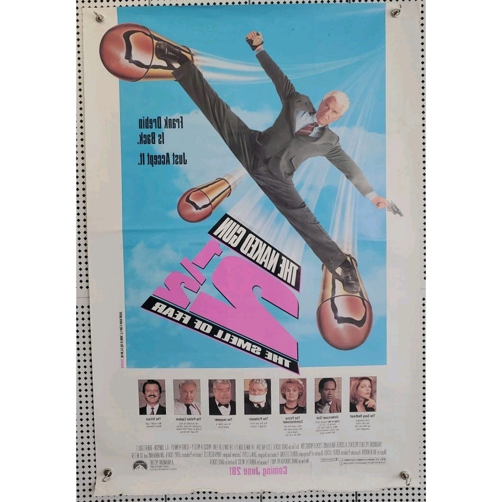 1991 The Naked Gun 2 1/2 The Smell of Fear Movie Poster 40"x27"
