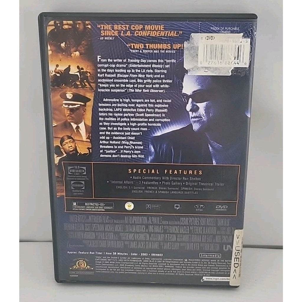 Dark Blue (DVD, 2002)