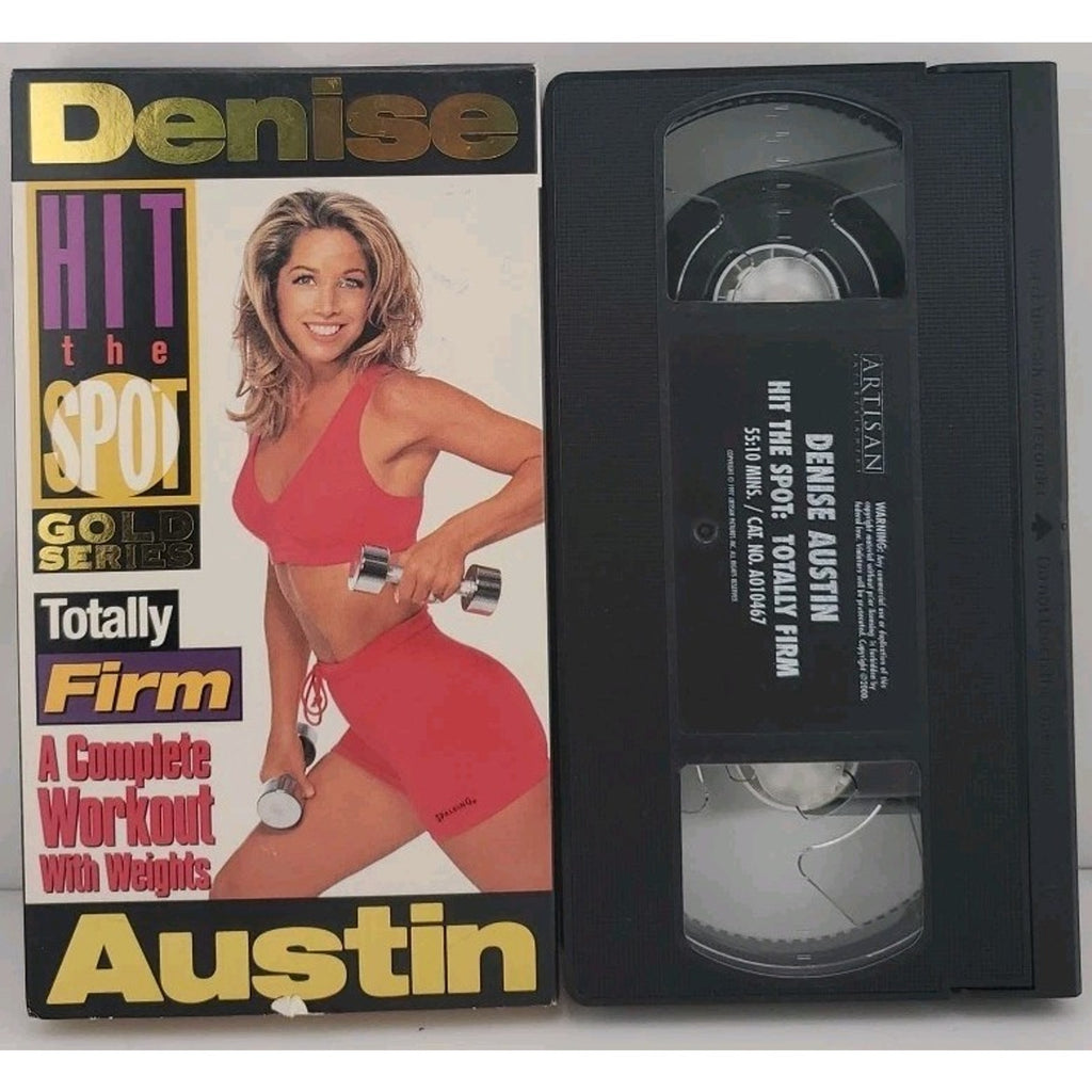 Denise Austin - Hit the Spot Gold Series: Totally Firm (VHS, 2000)