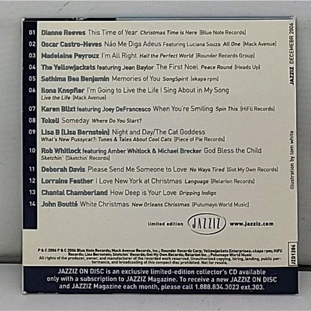 Various Artists - Songs for December (CD, 2006) Jazziz