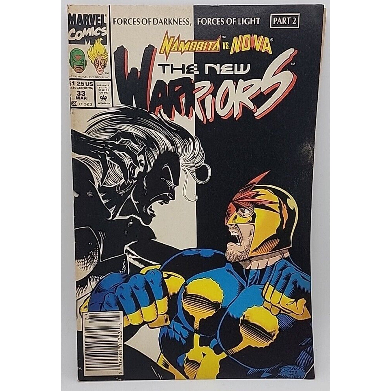 The New Warriors 33 Marvel Comics