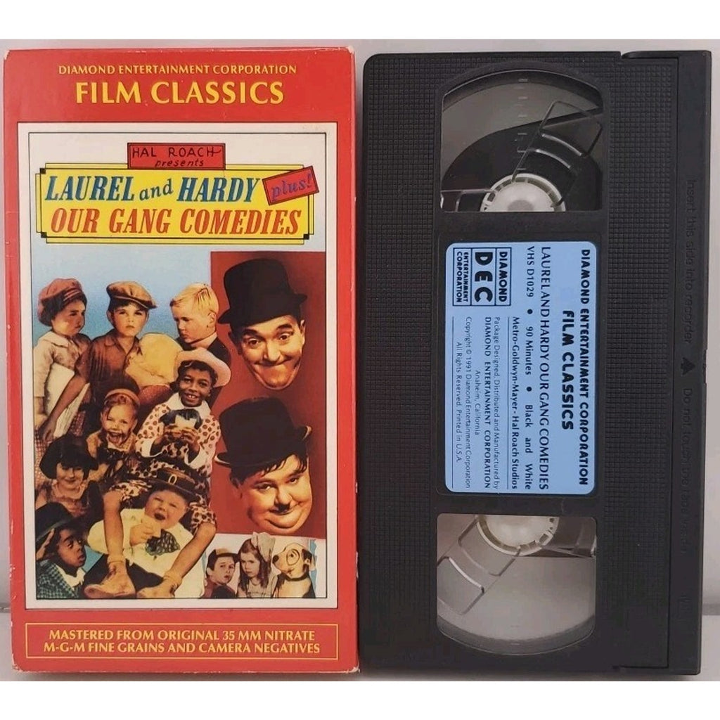 Laurel And Hardy And Our Gang Little Rascals Comedies (VHS)