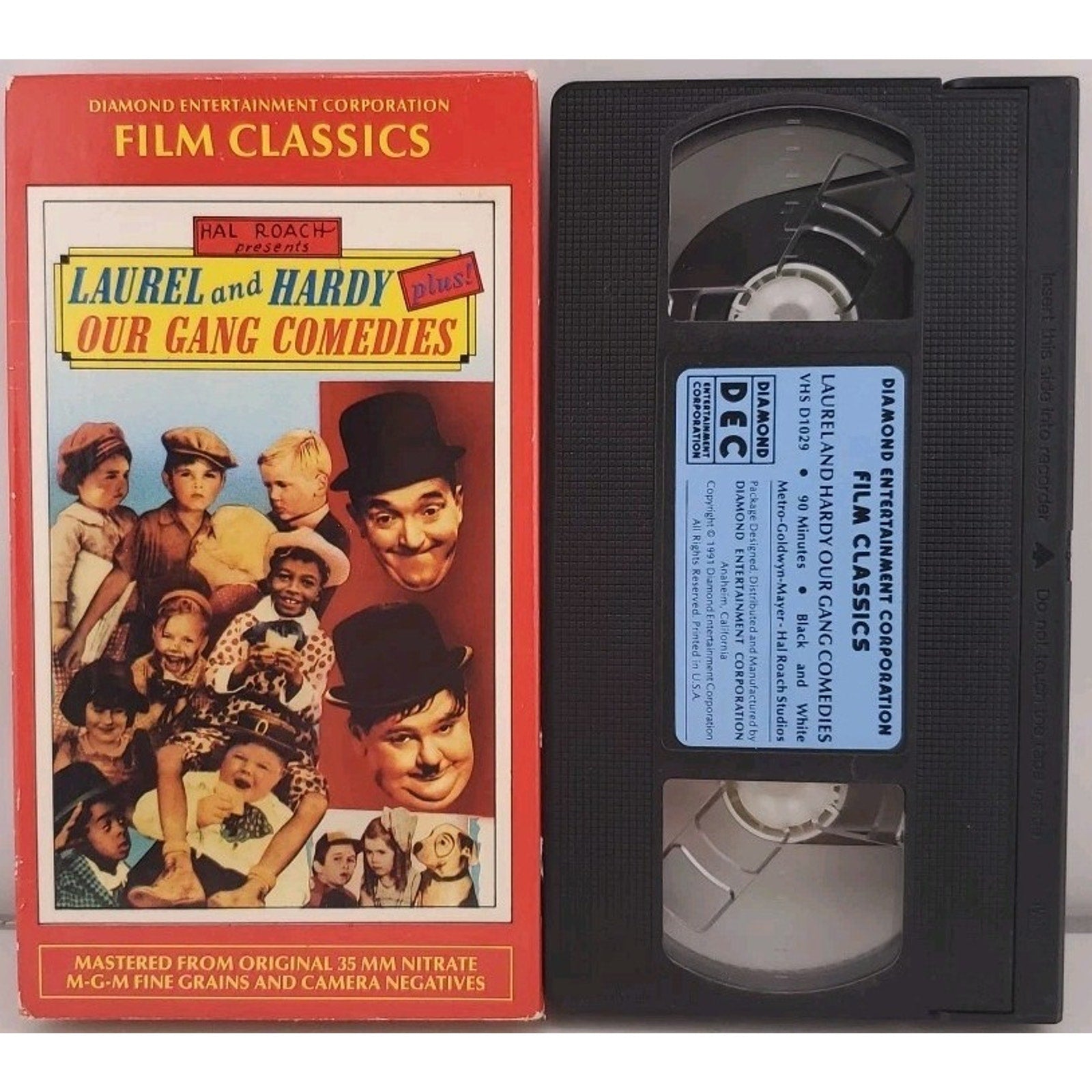 Laurel And Hardy And Our Gang Little Rascals Comedies (VHS)