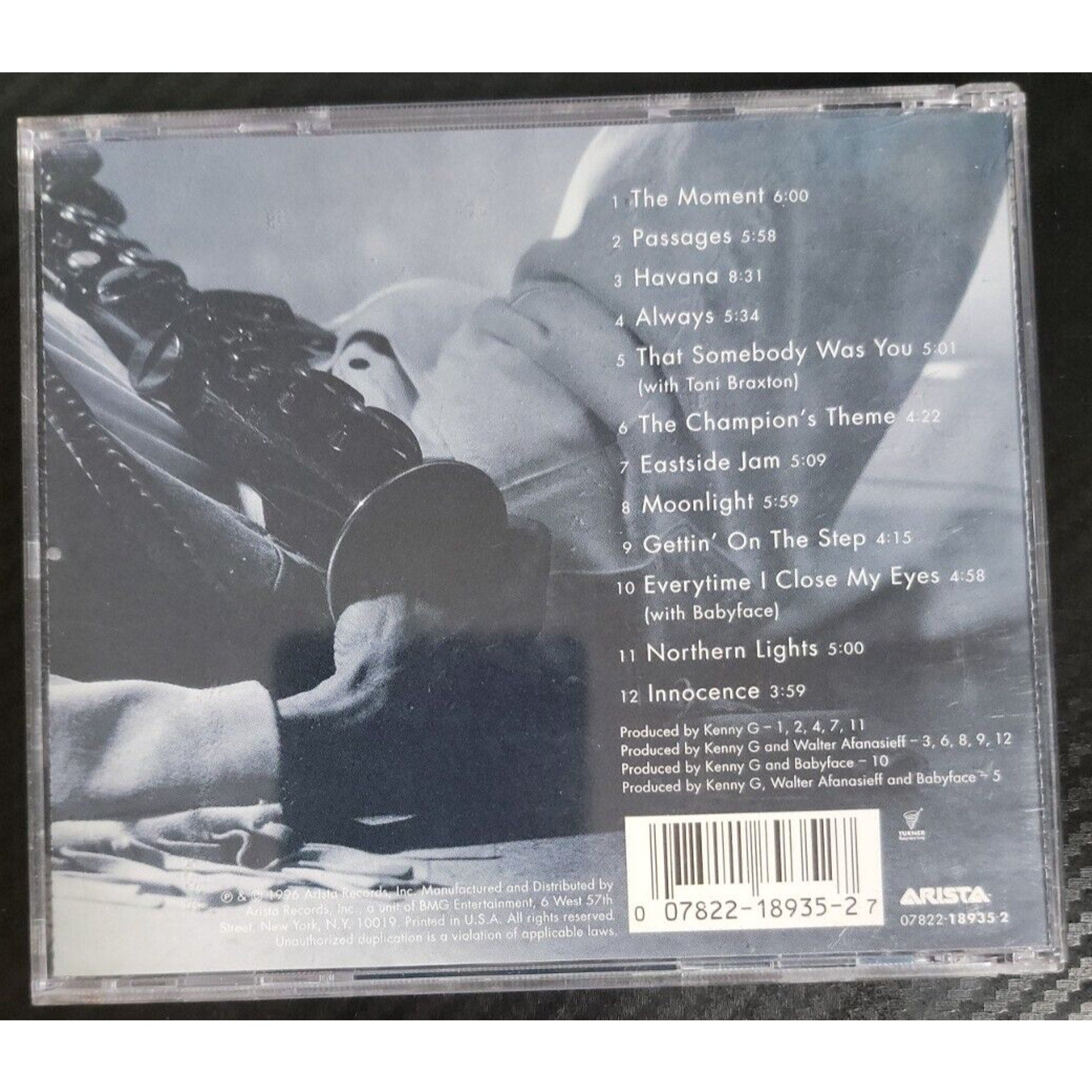 The Moment by Kenny G (CD, Oct-1996, Arista)