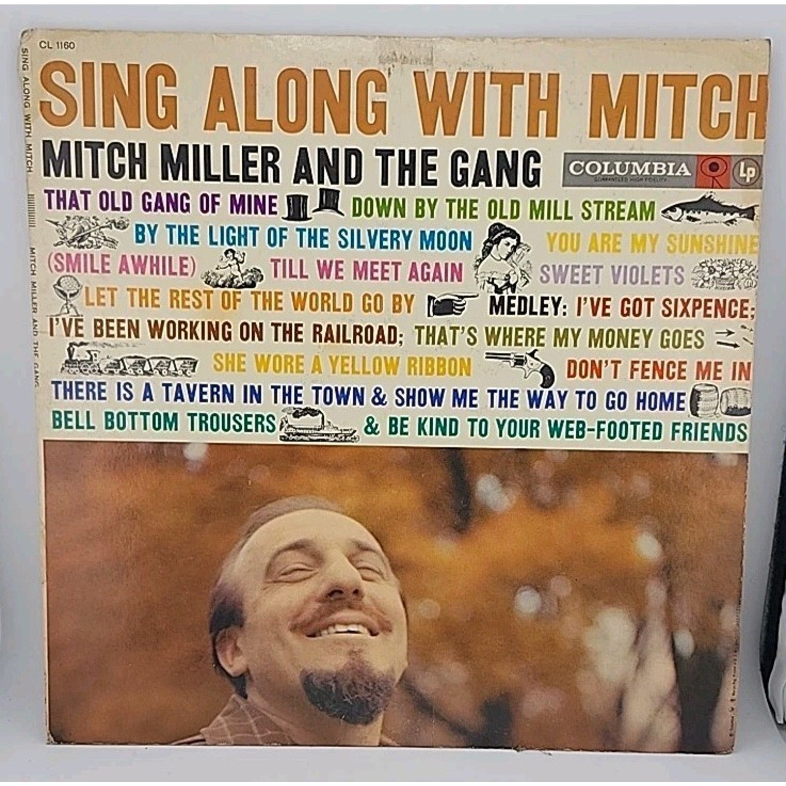 Sing Along With Mitch by Mitch Miller LP Vinyl Columbia Records CL 1160