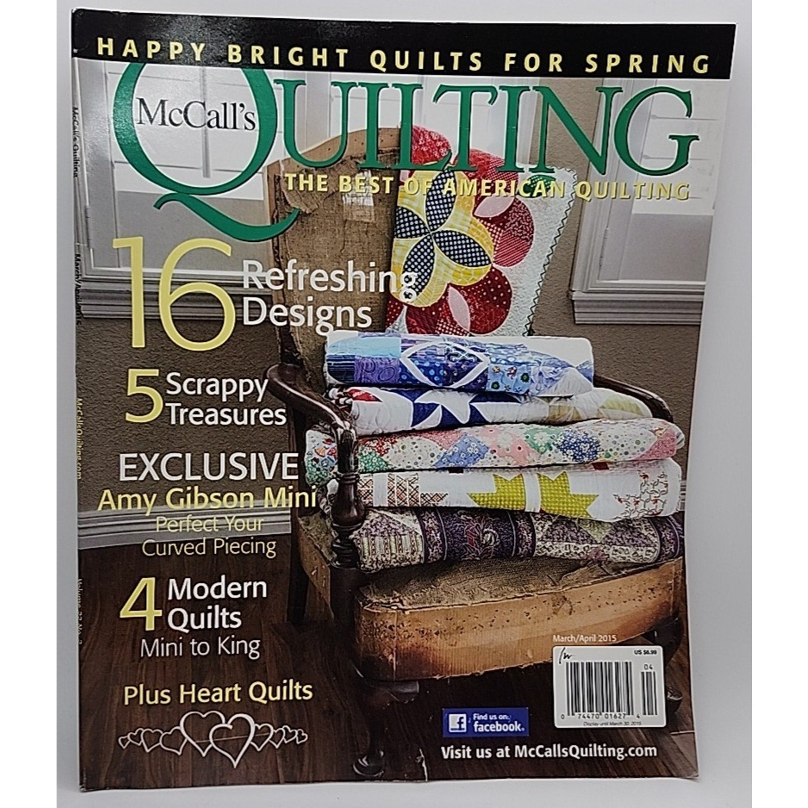 McCalls Quilting Magazine March 2015