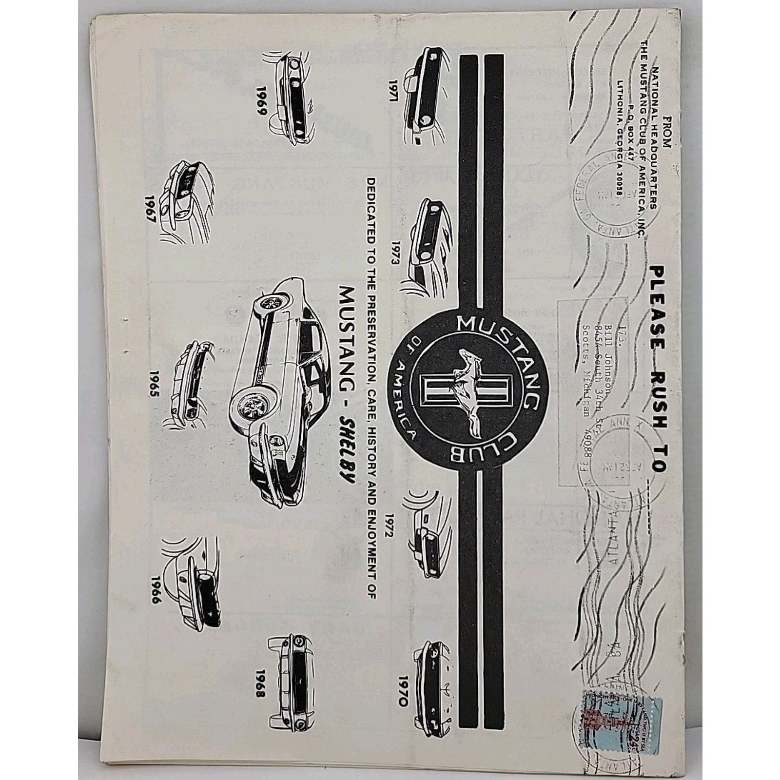 Mustang Times Newsletter - Mustang Club Of America - April 1978 - Vol. 2 No. 4