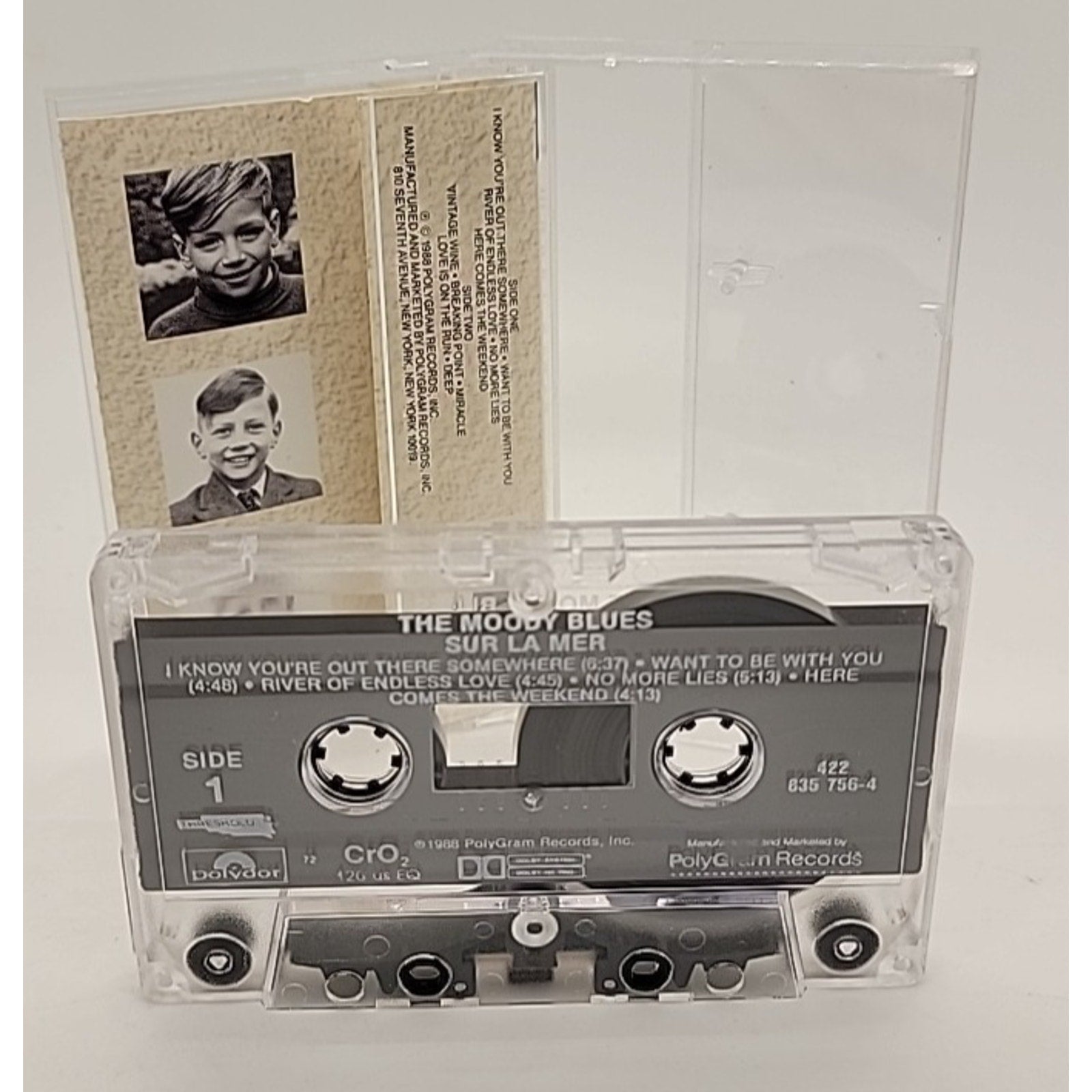 Sur La Mer by The Moody Blues (Cassette, Jun-1988, Polydor)
