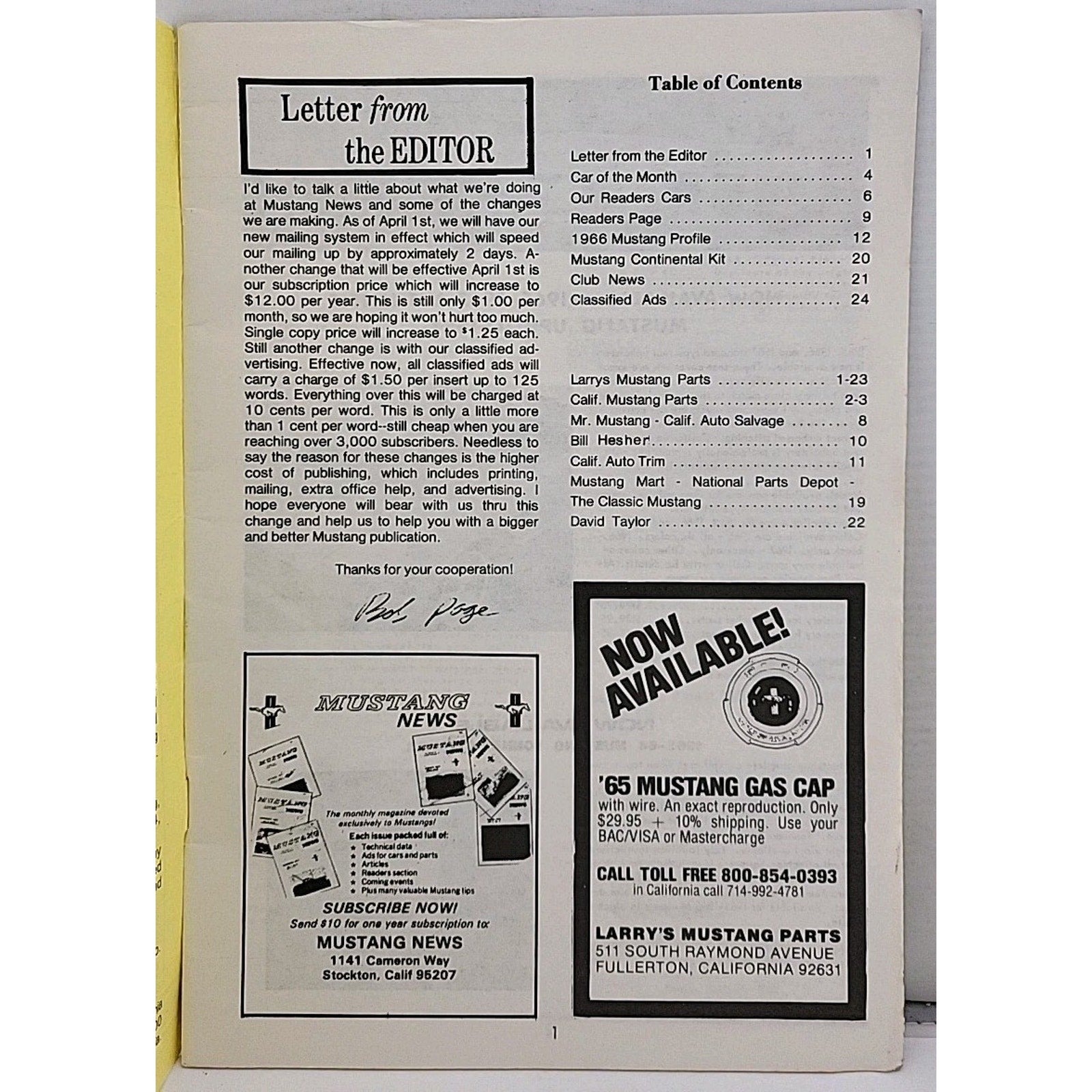 Mustang News Magazine - March 1979 - Vol. 2 No. 6