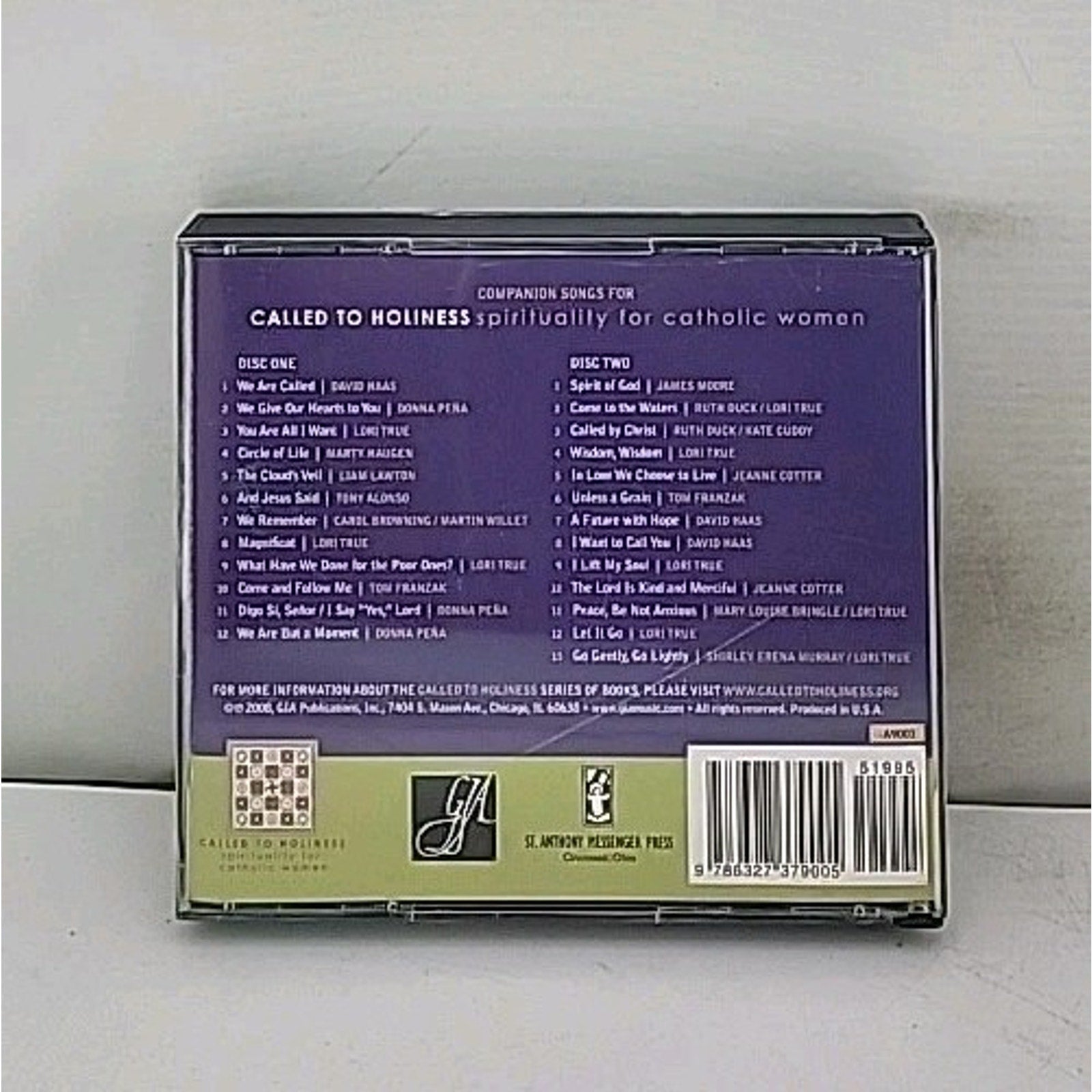 Companion Songs For Called To Holiness - David Haas - 2 CD Set