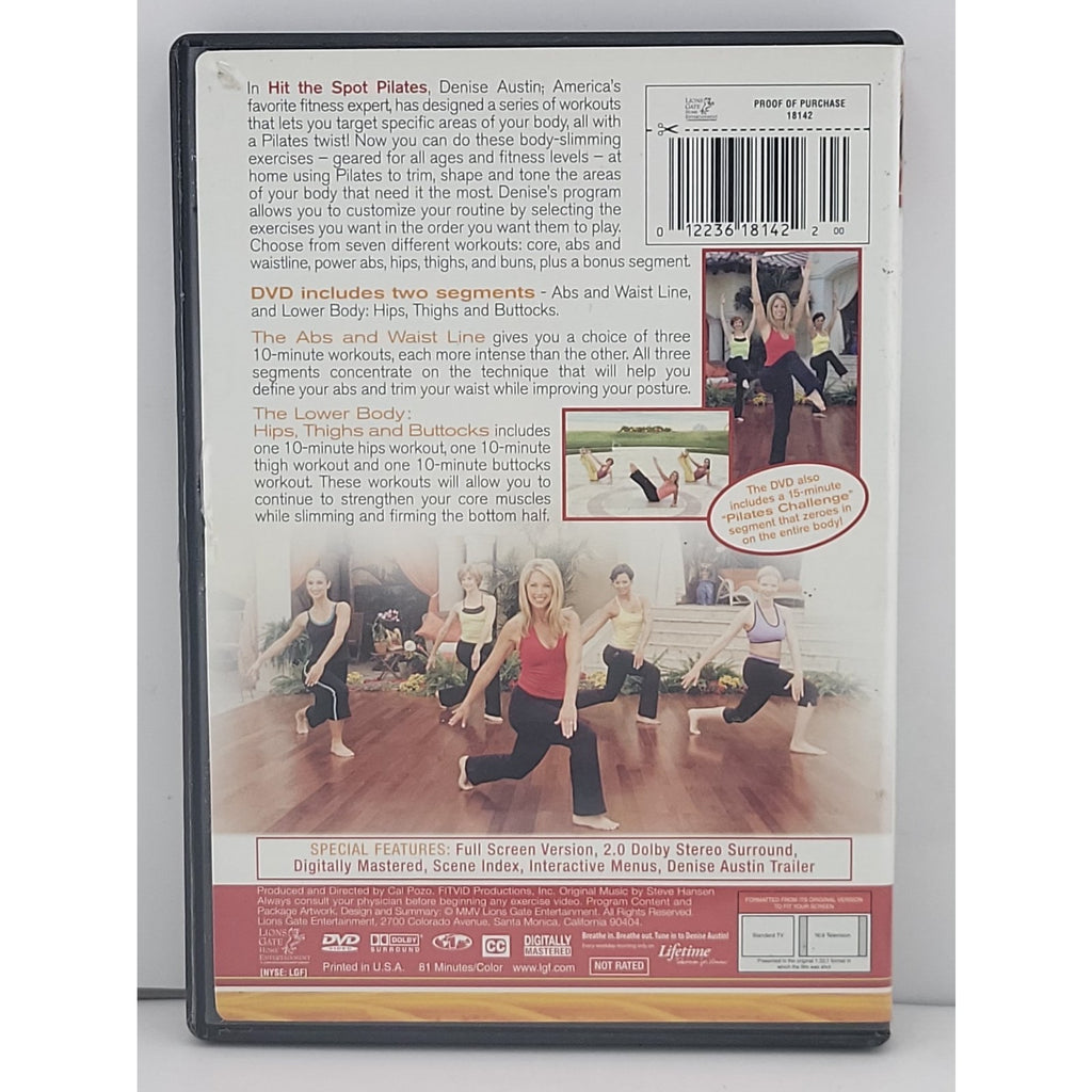 Hit the Spot Pilates (DVD, 2005)