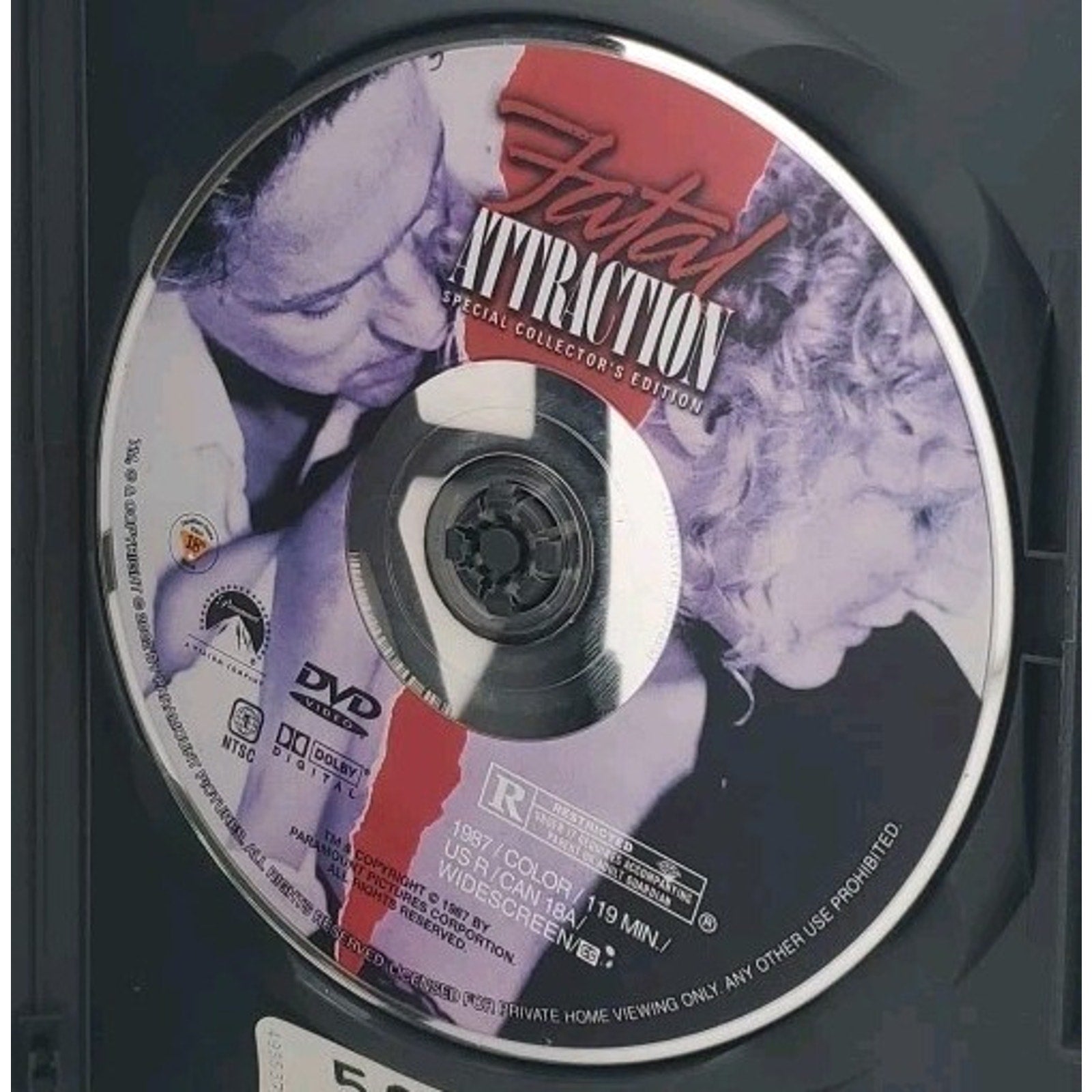 Fatal Attraction (DVD, 1987)