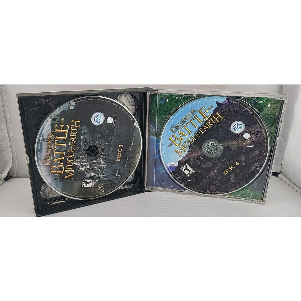The Battle for Middle-Earth (PC-CD, 4-Disc, 2004)