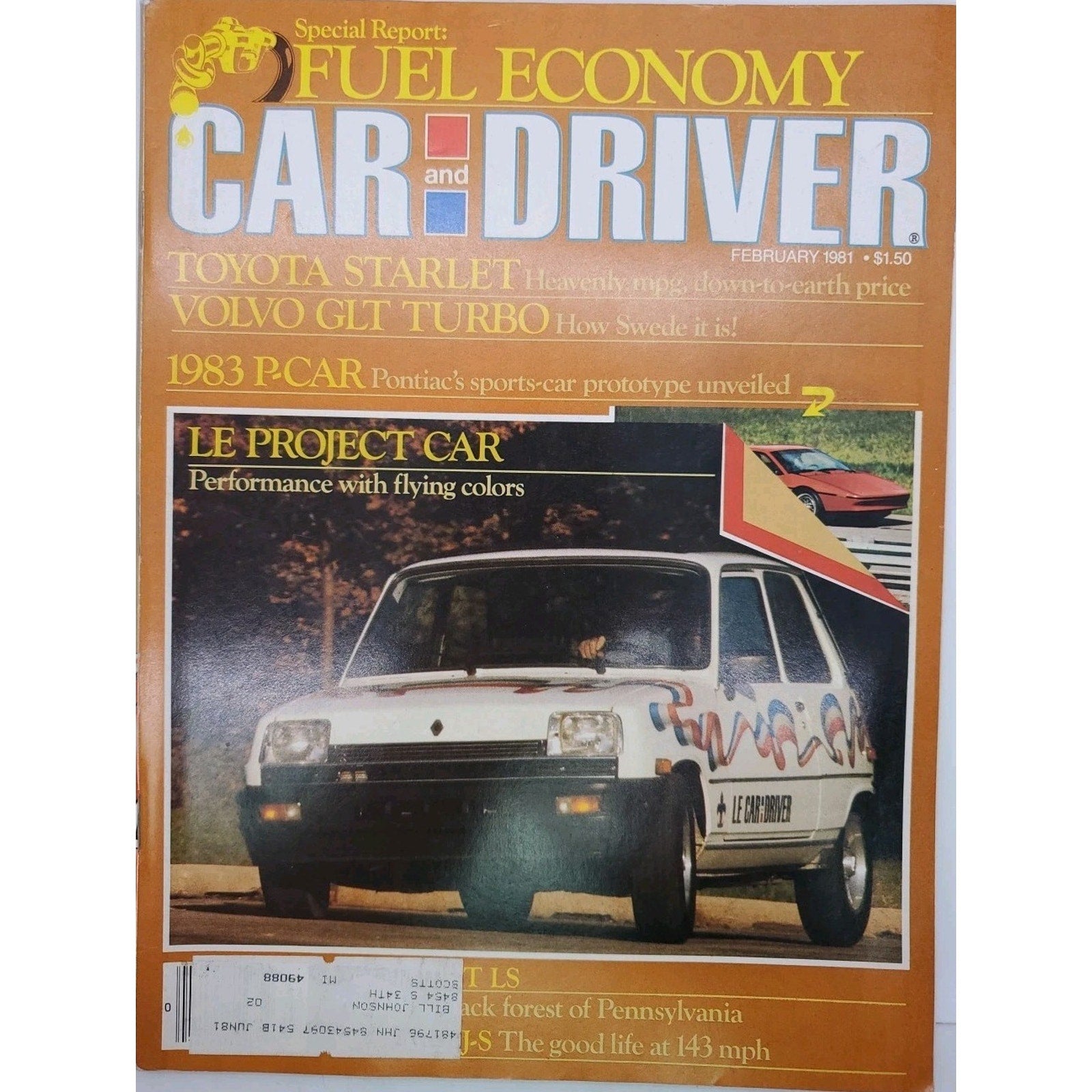 Car And Driver Magazine February 1981