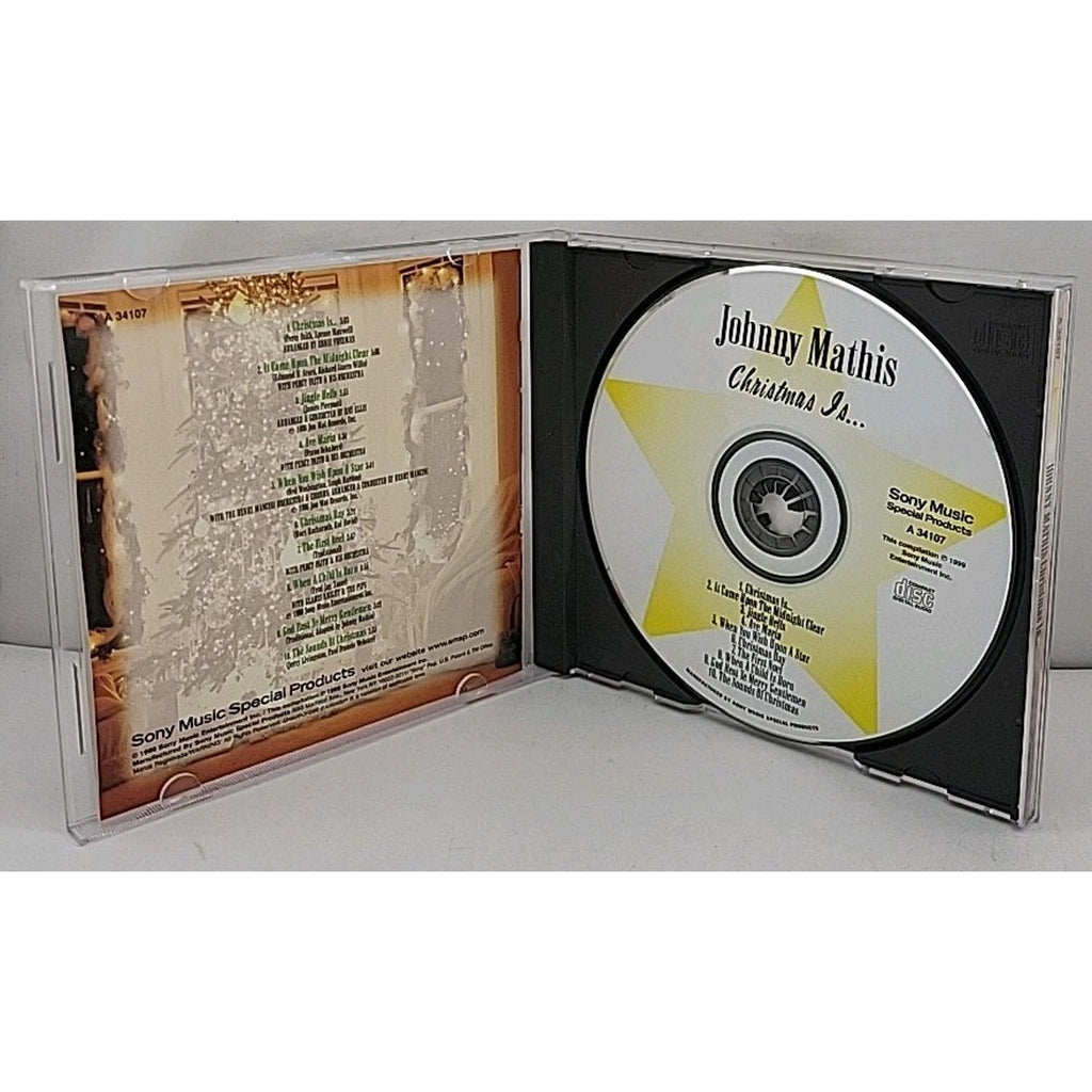 Christmas Is by Johnny Mathis (CD, 2001)