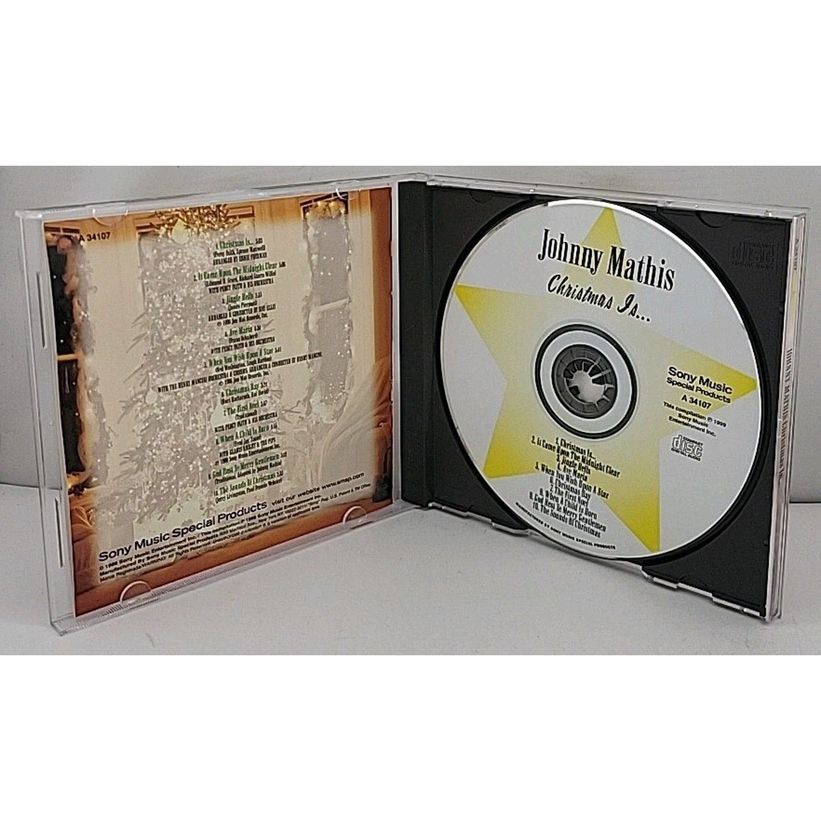 Christmas Is by Johnny Mathis (CD, 2001)