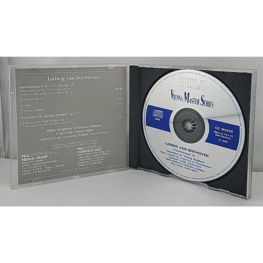 Beethoven CD Klavierkonzert Nr. 1 Ouverture zu Konig Stephan