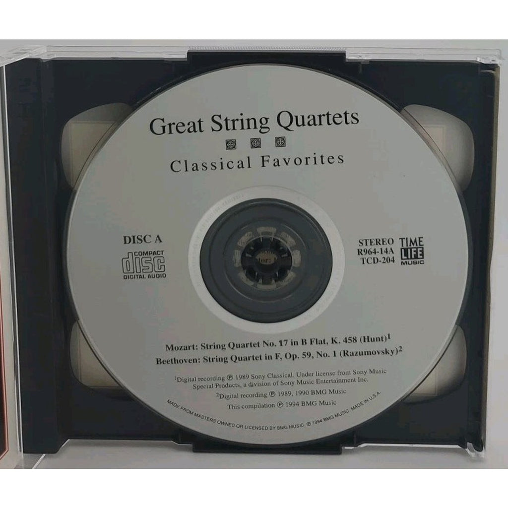 Great String Quartets: The Time-Life Library of Classical Favorites CDs