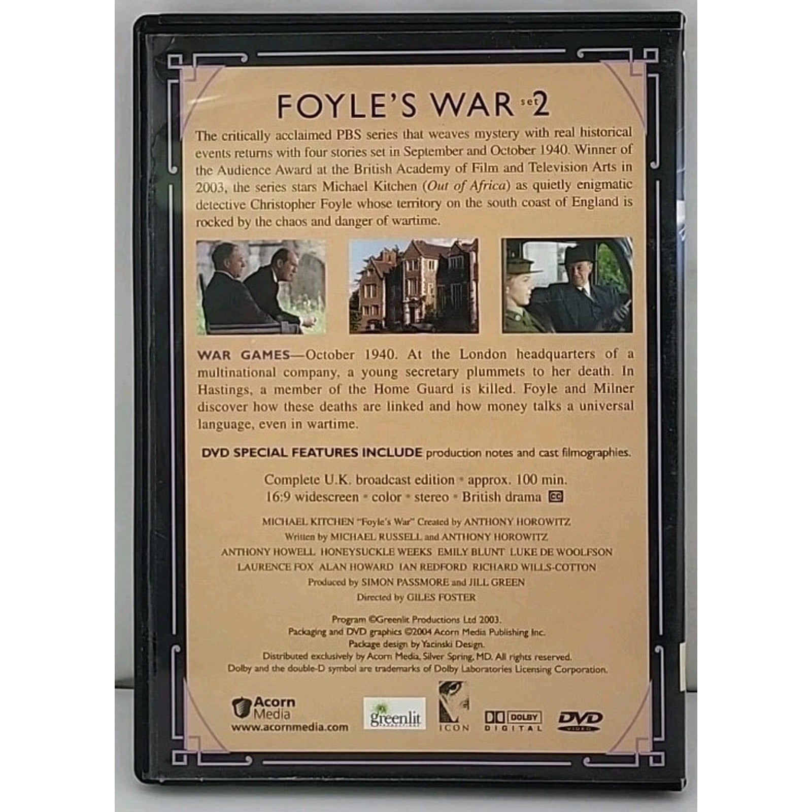 Foyle's War Set 2, War Games DVD
