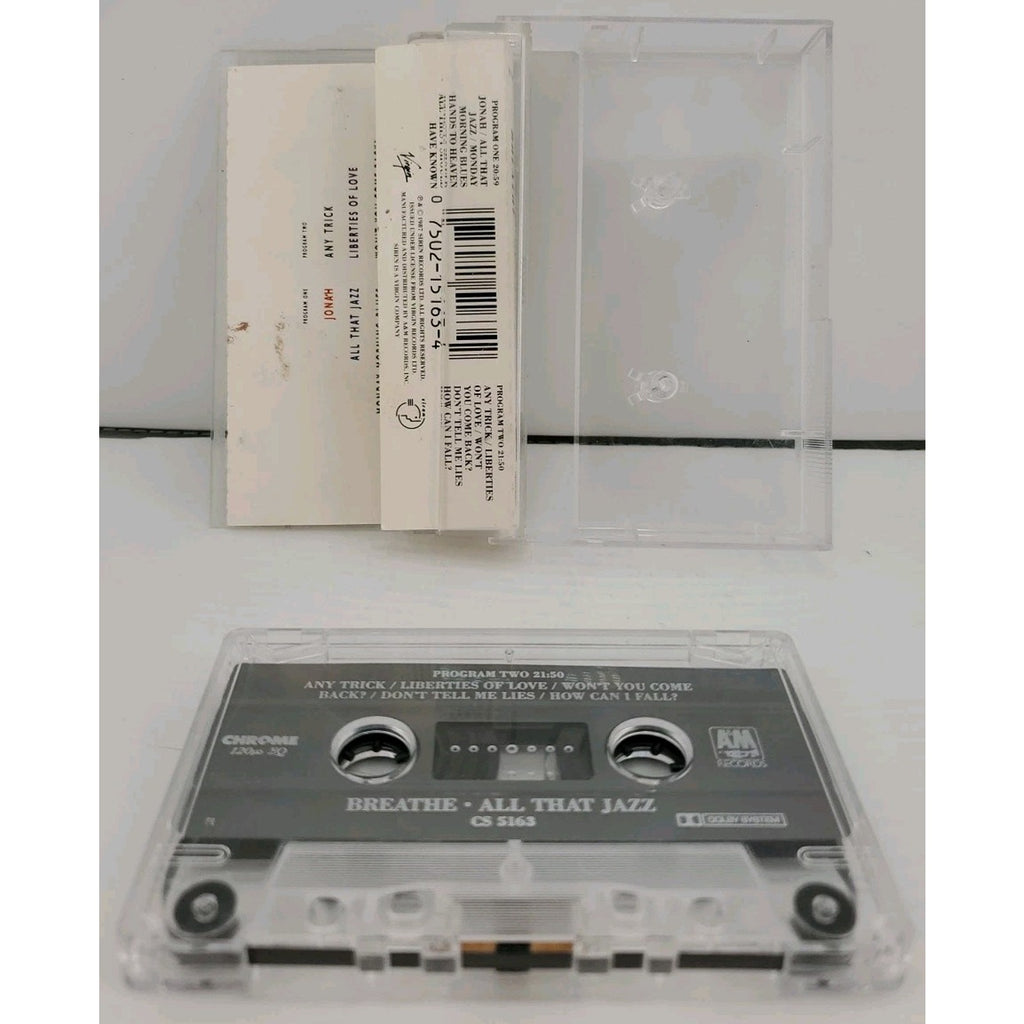 All That Jazz by Breathe (2 - UK) (Cassette, 1988, A&M (USA)) - Clear Tape