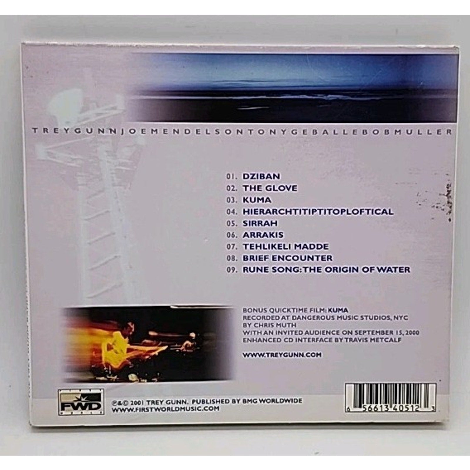 Live Encounter by Trey Gunn (CD, 2001)