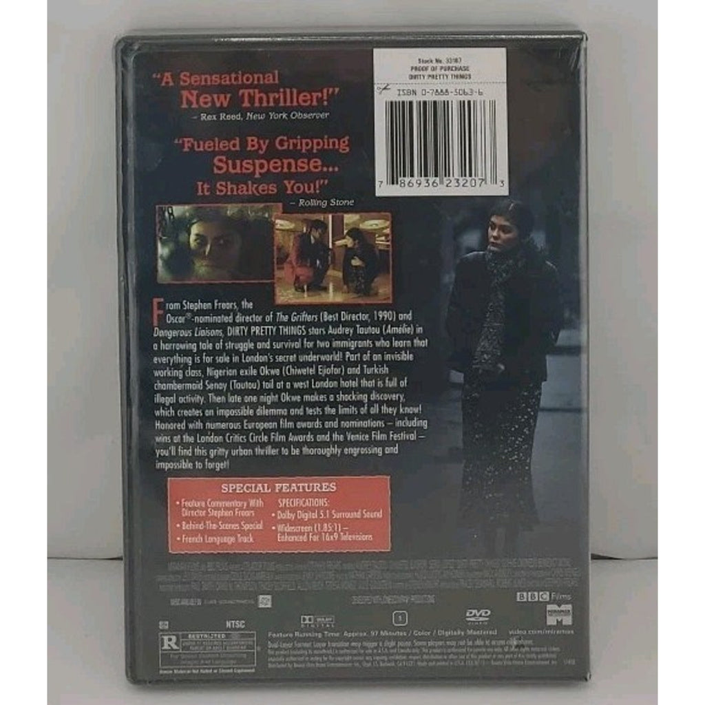 Dirty Pretty Things (DVD, 2002) *Brand New*