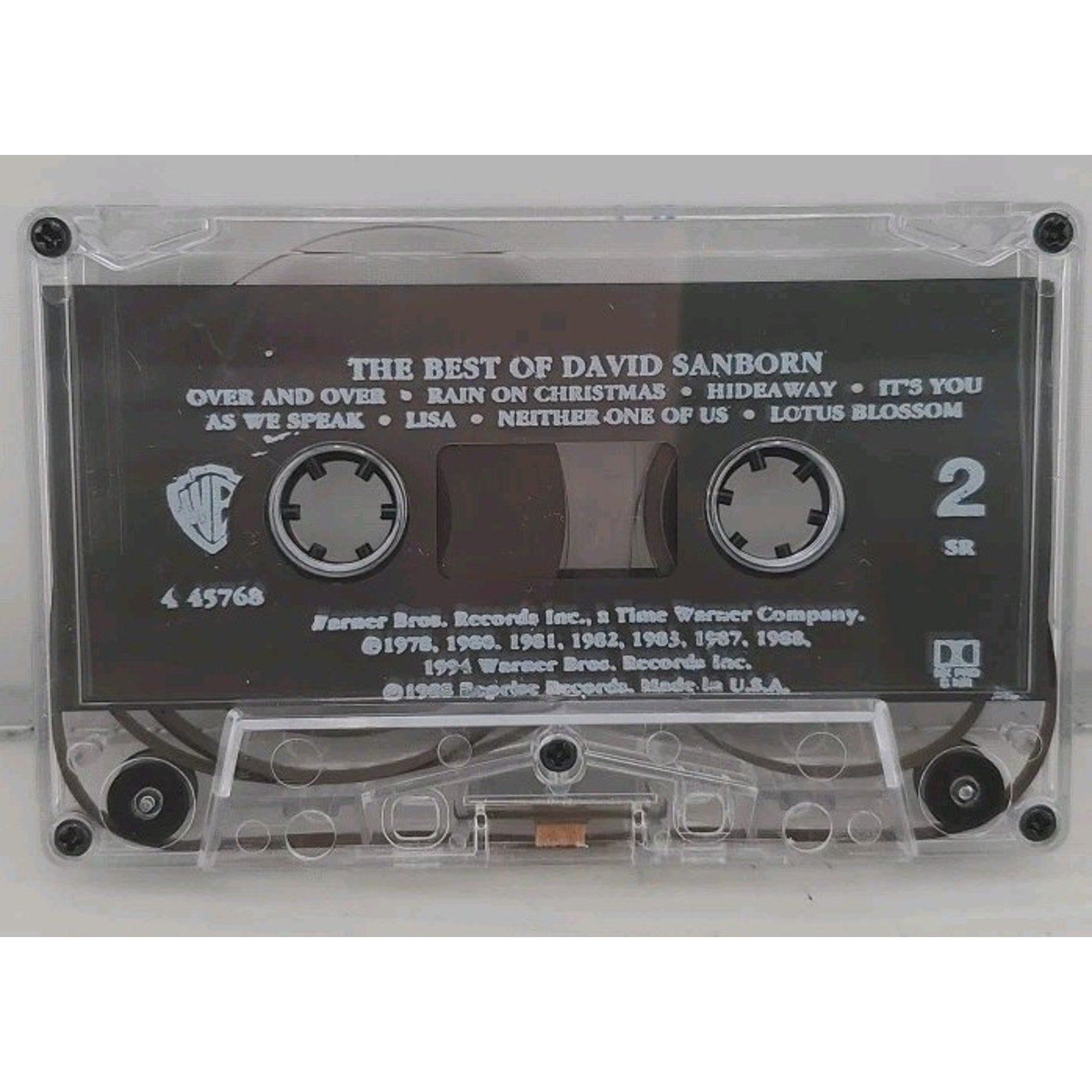 The Best of David Sanborn by David Sanborn (Cassette, Oct-1994, Warner Bros.)