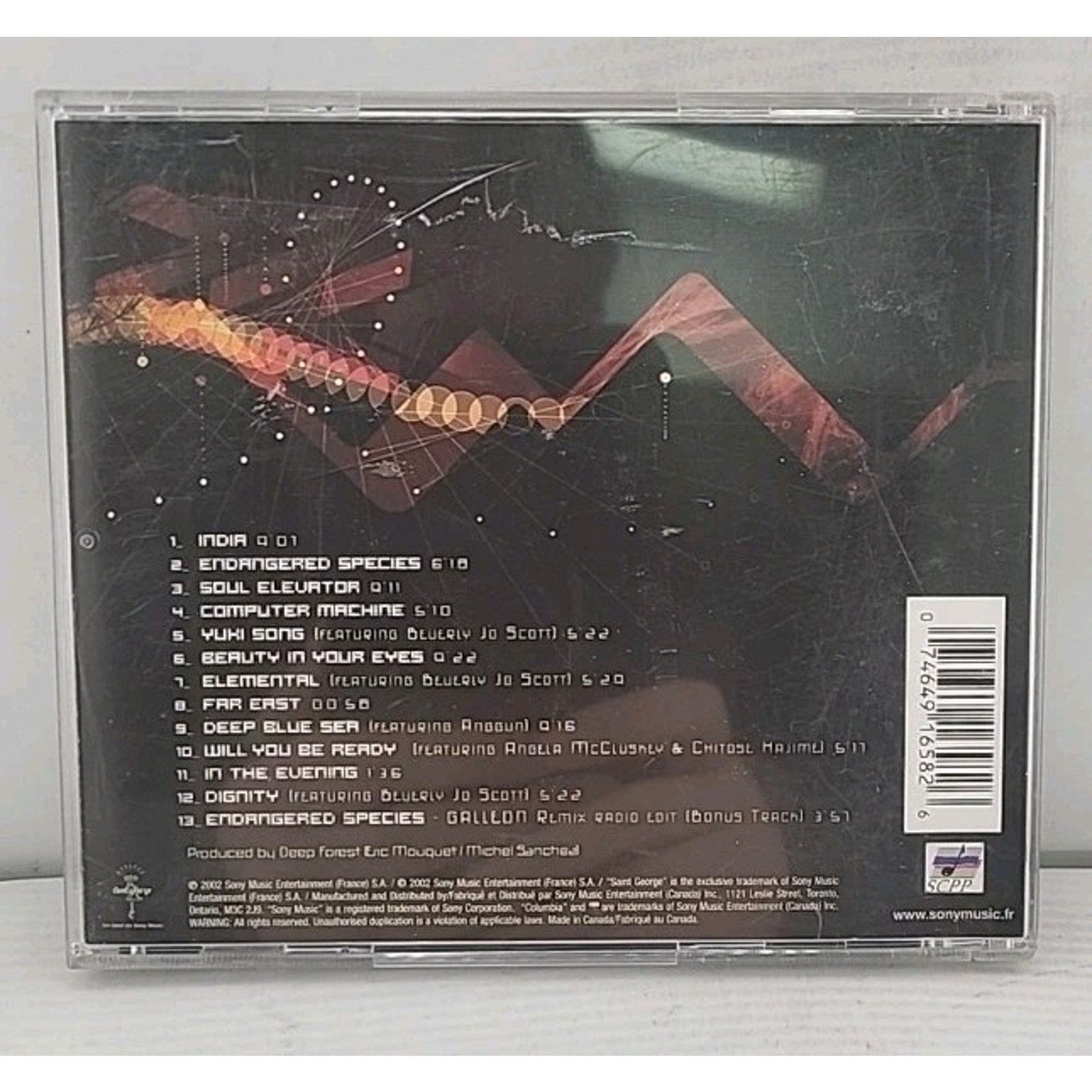 Music Detected by Deep Forest (CD, 2002)