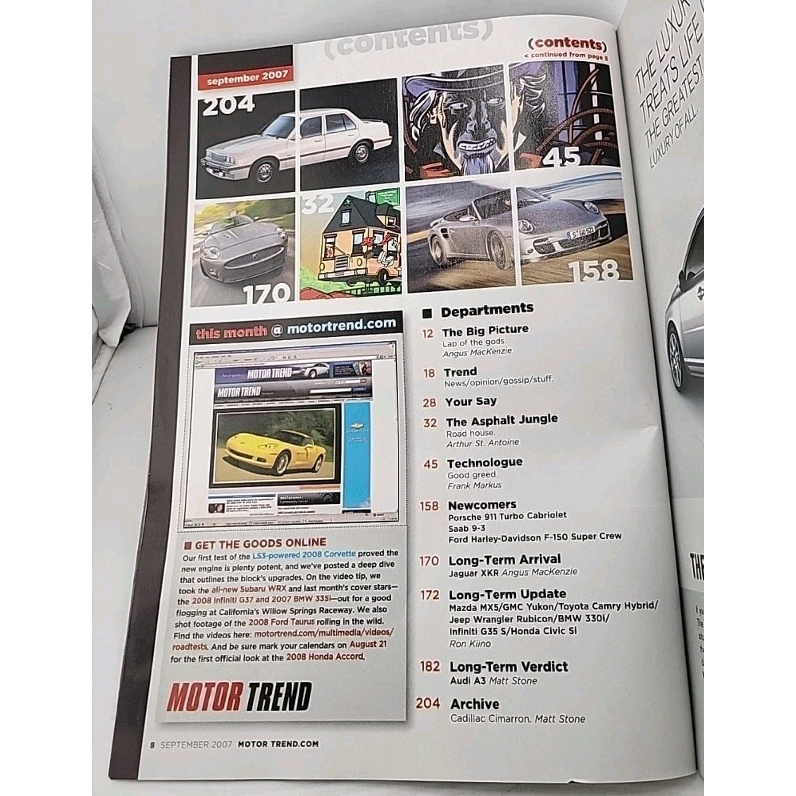 Motor Trend Magazine September 2007
