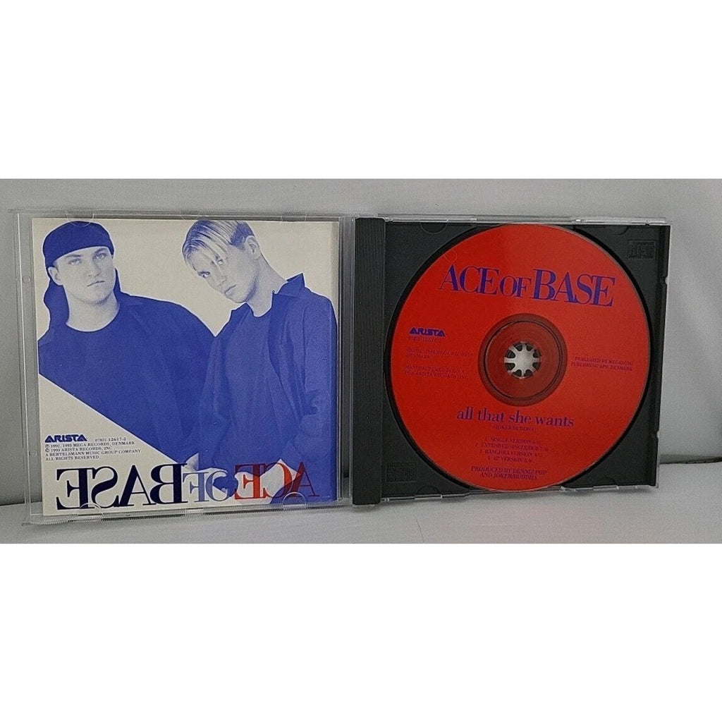 All That She Wants [US CD Single] [Maxi Single] by Ace of Base (CD, Sep-1993,...