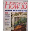 Homeowners How To September October 1980 Bathrooms For The 80s