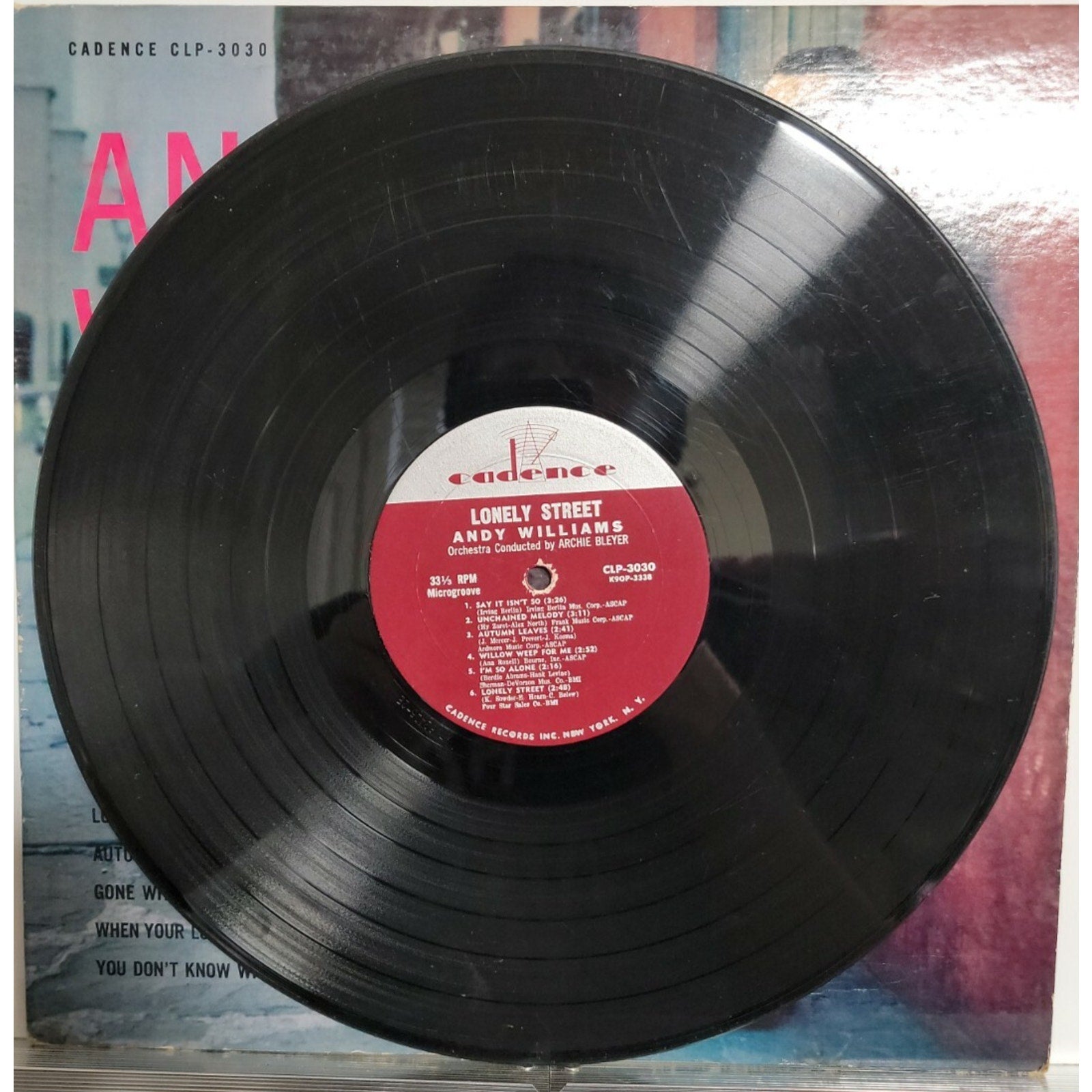 Andy Williams ‎– Lonely Street (Vinyl)