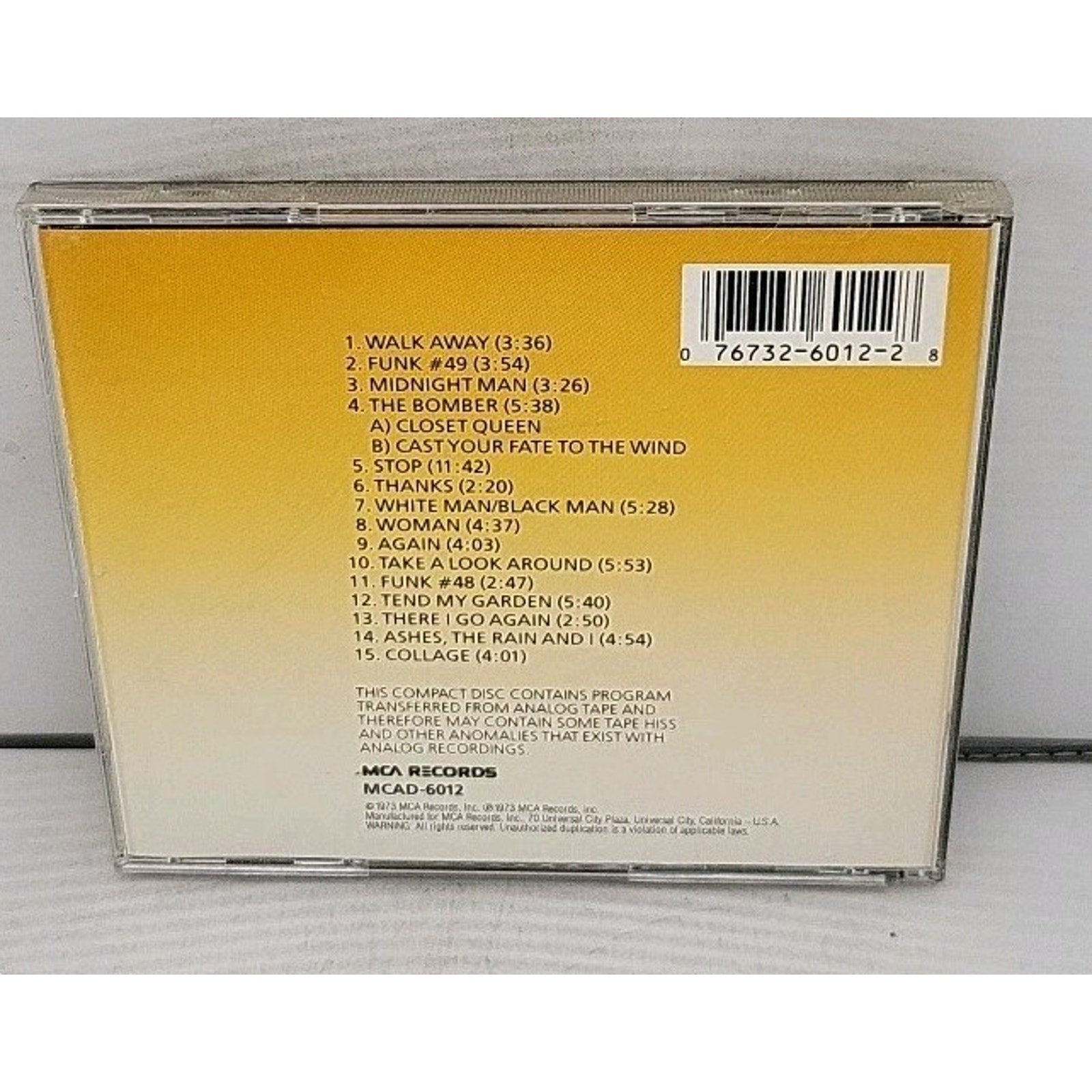 15 Greatest Hits by James Gang (CD, Oct-1990, MCA)