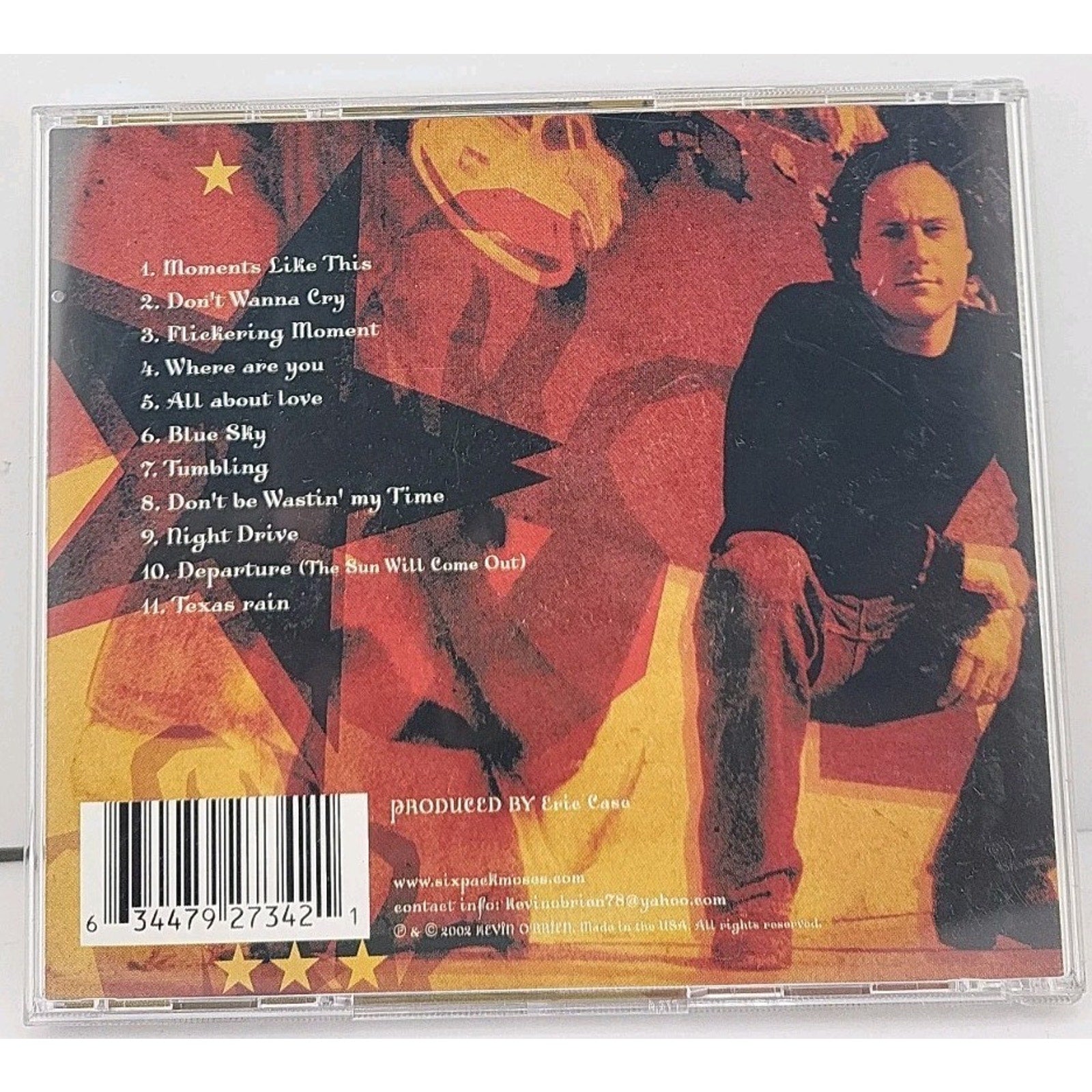 Flickering Moment by Kevin O'brien (CD, 2002)